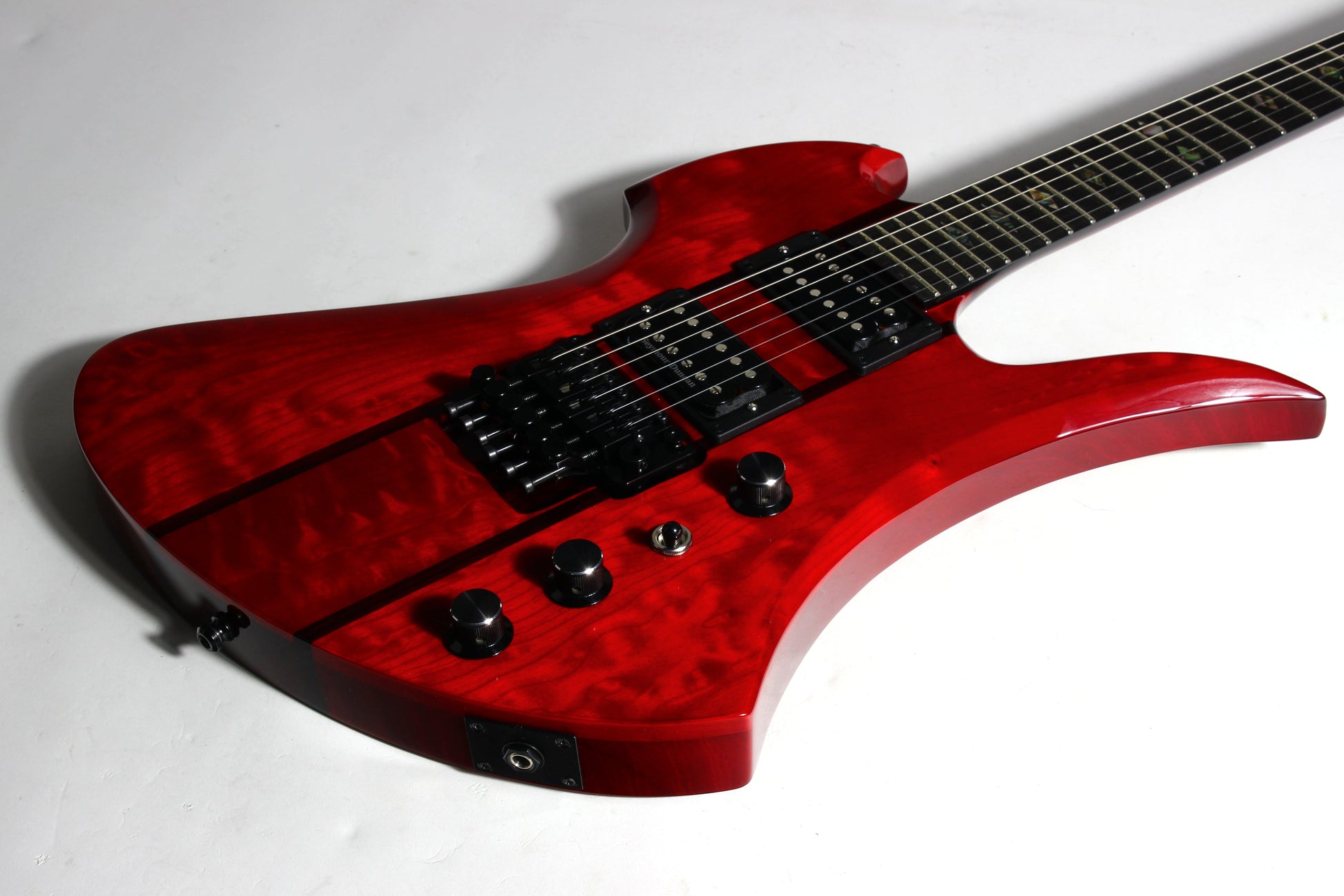 1999 BC Rich USA Mockingbird SL SLASH Transparent Red Floyd Rose!