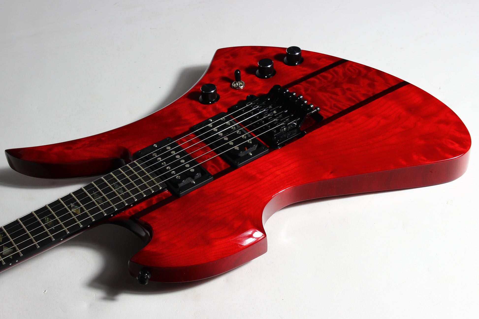 1999 BC Rich USA Mockingbird SL SLASH Transparent Red Floyd Rose!
