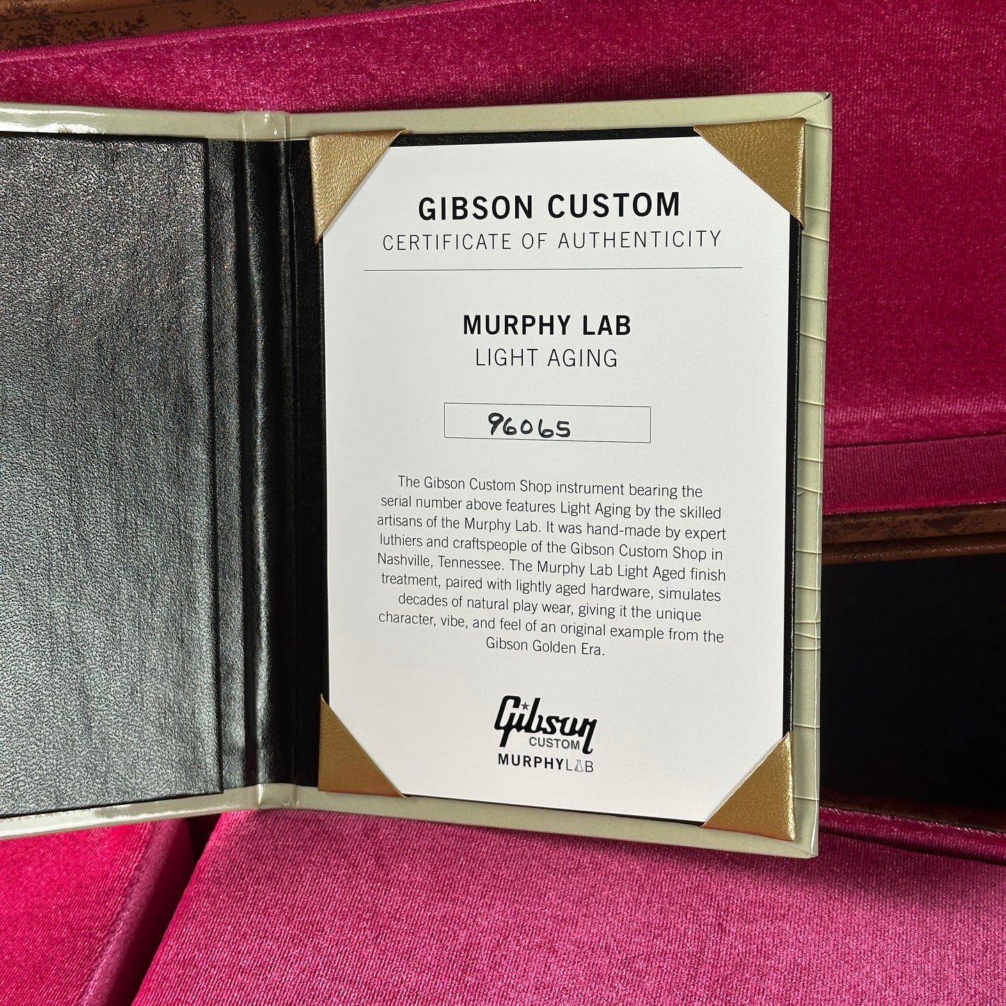Gibson Custom Dealer Select 1959 Les Paul Brazilian Golden Poppy Light Aged w/case 96065