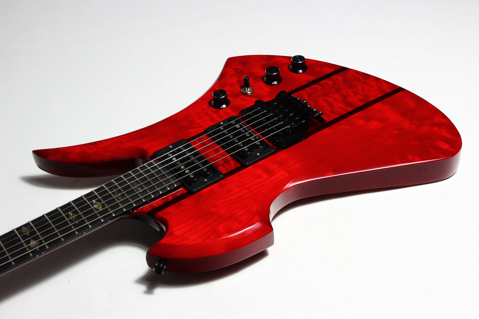 1999 BC Rich USA Mockingbird SL SLASH Transparent Red Floyd Rose!