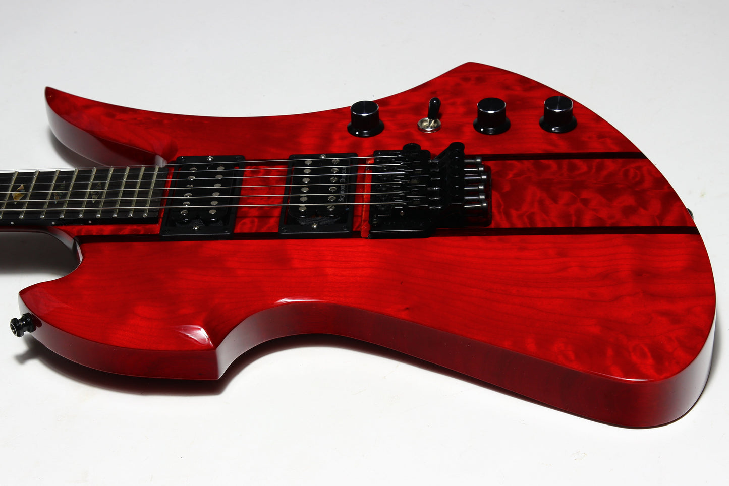 1999 BC Rich USA Mockingbird SL SLASH Transparent Red Floyd Rose!