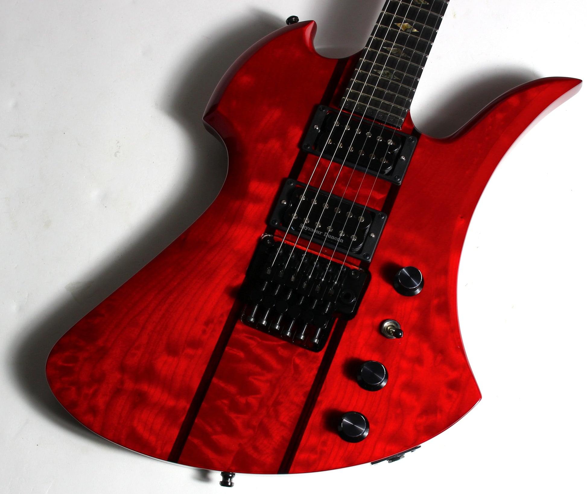 1999 BC Rich USA Mockingbird SL SLASH Transparent Red Floyd Rose!