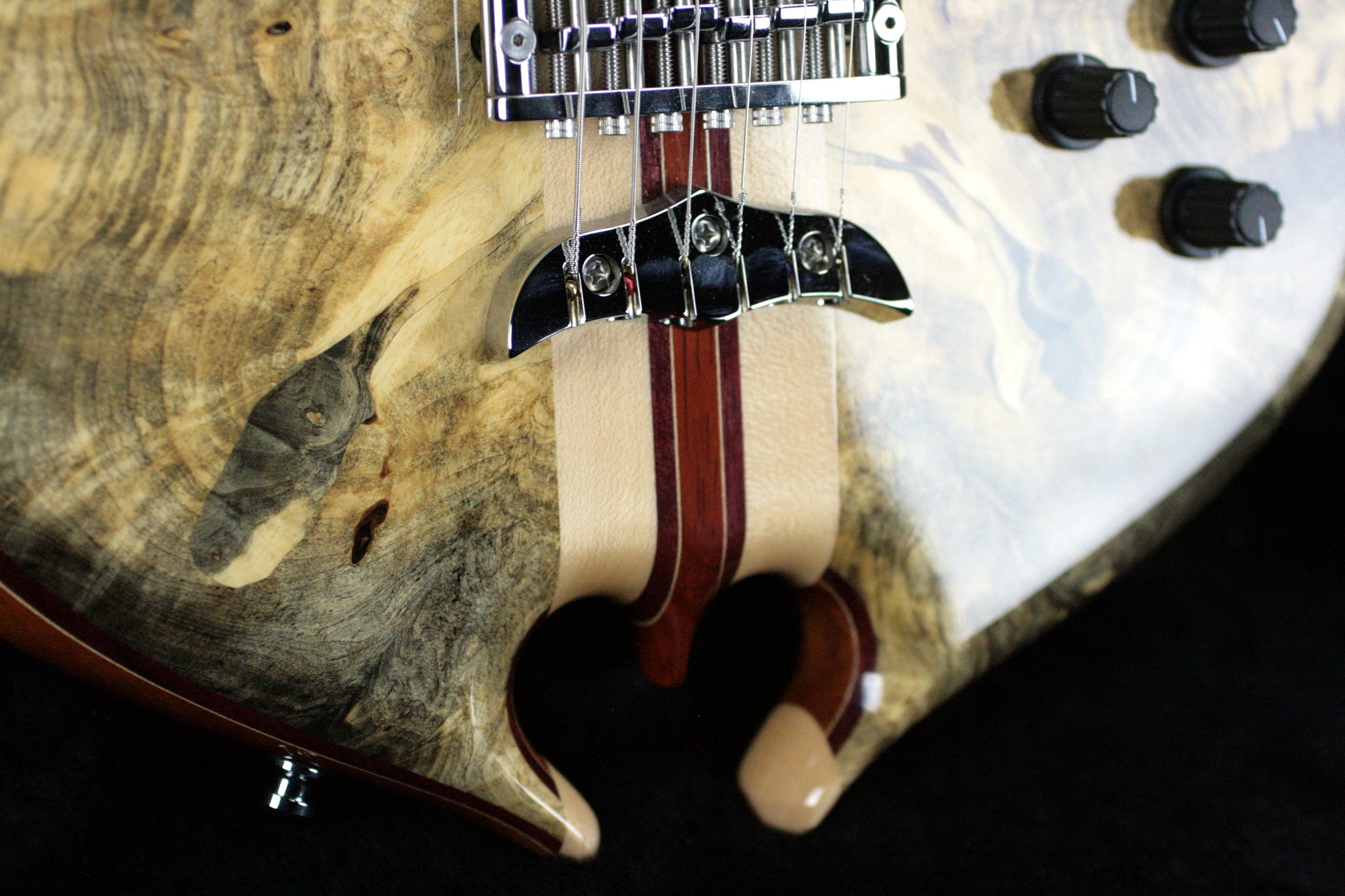 MINT 2011 Alembic Darling Buckeye Burl Top w/ Blue LED's Paperwork, Original Case!