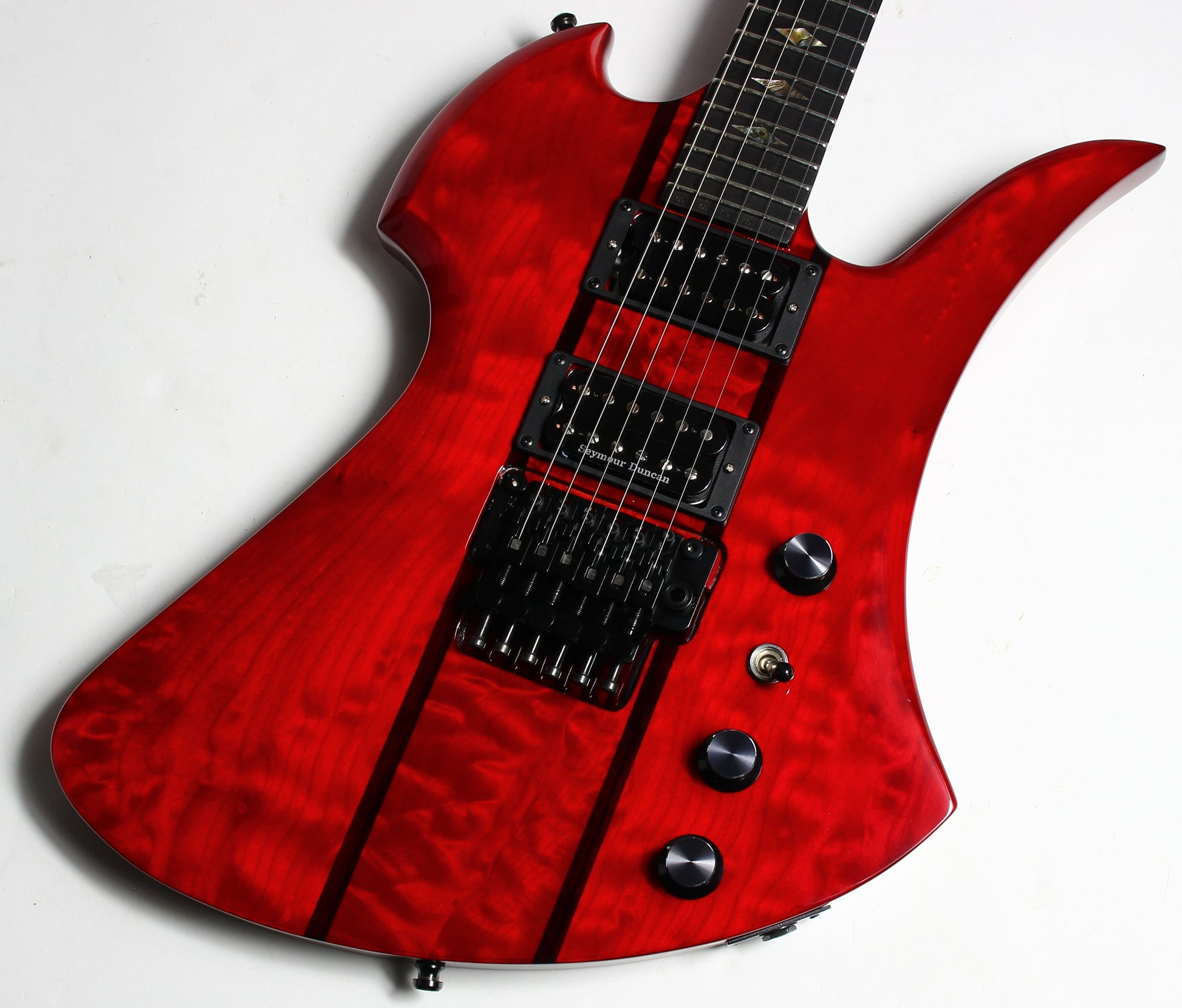 1999 BC Rich USA Mockingbird SL SLASH Transparent Red Floyd Rose!