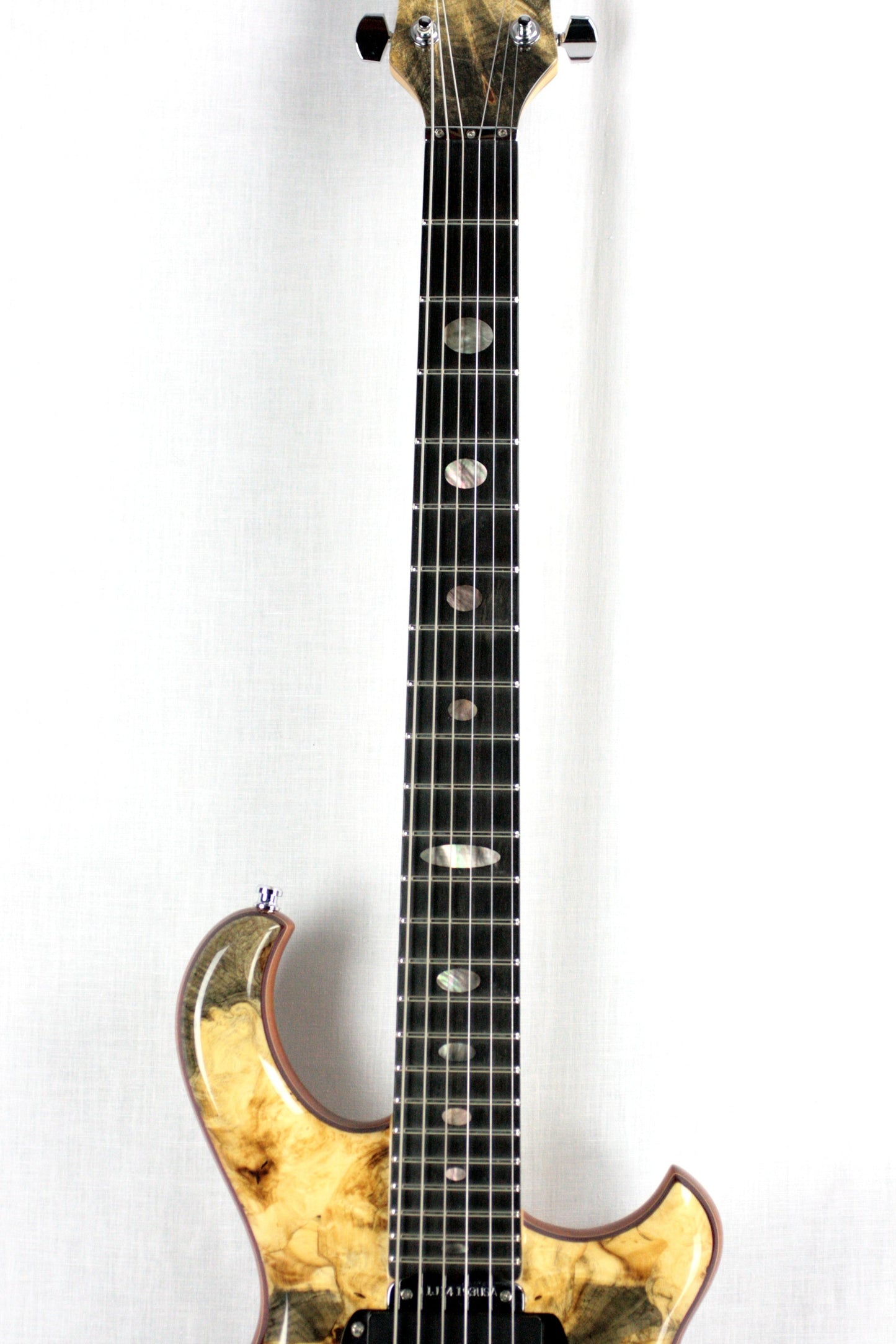 MINT 2011 Alembic Darling Buckeye Burl Top w/ Blue LED's Paperwork, Original Case!