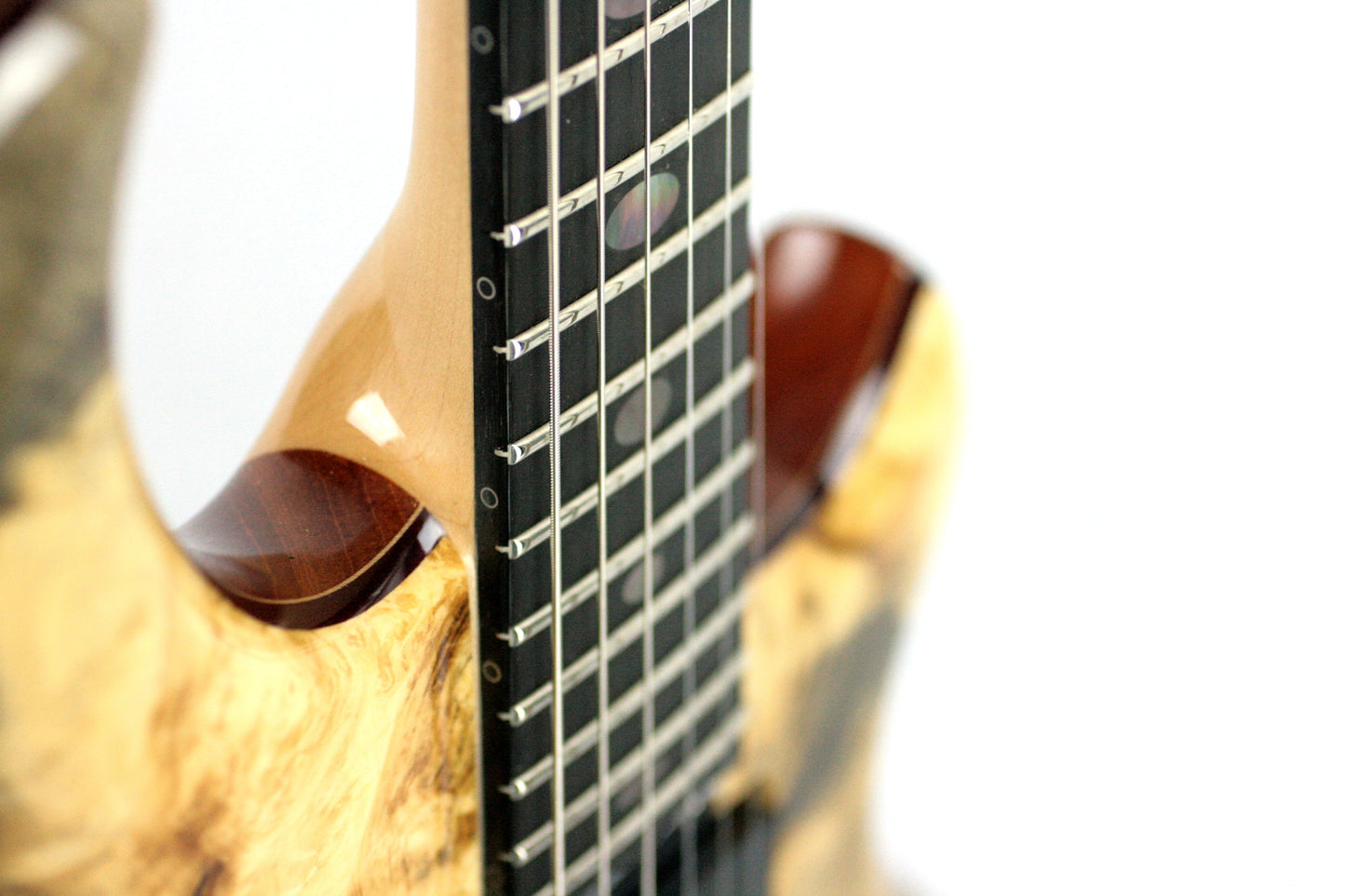 MINT 2011 Alembic Darling Buckeye Burl Top w/ Blue LED's Paperwork, Original Case!
