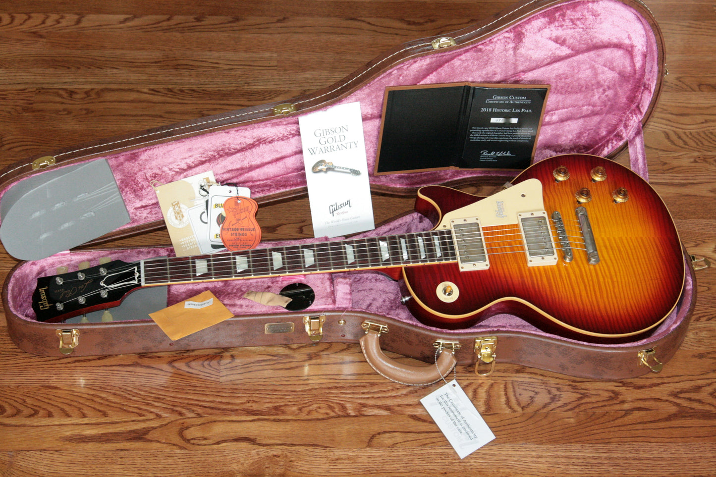 2018 Gibson 1959 Les Paul Historic Reissue! R9 59 LP Standard Cherry Sunburst Custom Shop TH Spec