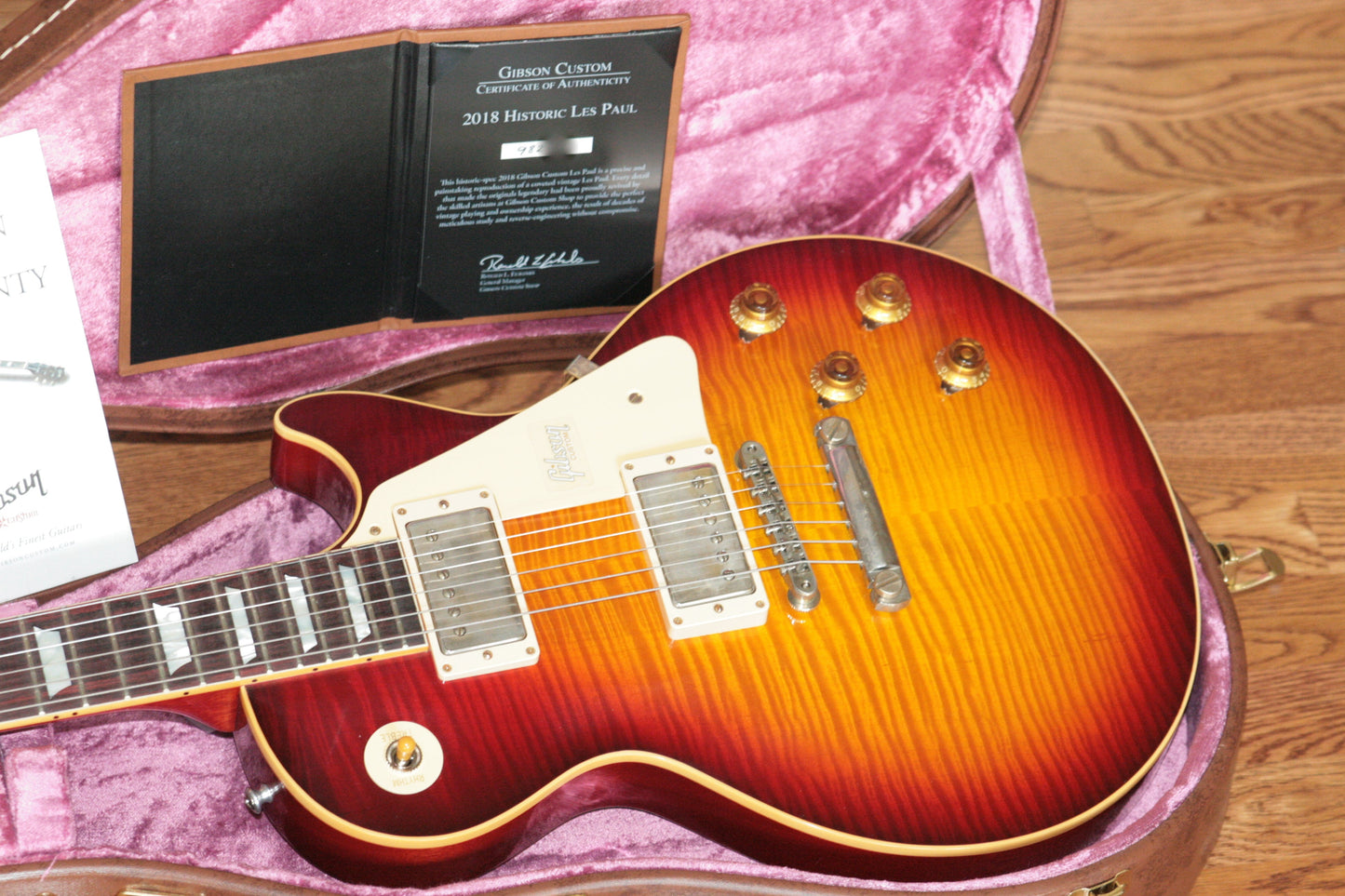 2018 Gibson 1959 Les Paul Historic Reissue! R9 59 LP Standard Cherry Sunburst Custom Shop TH Spec