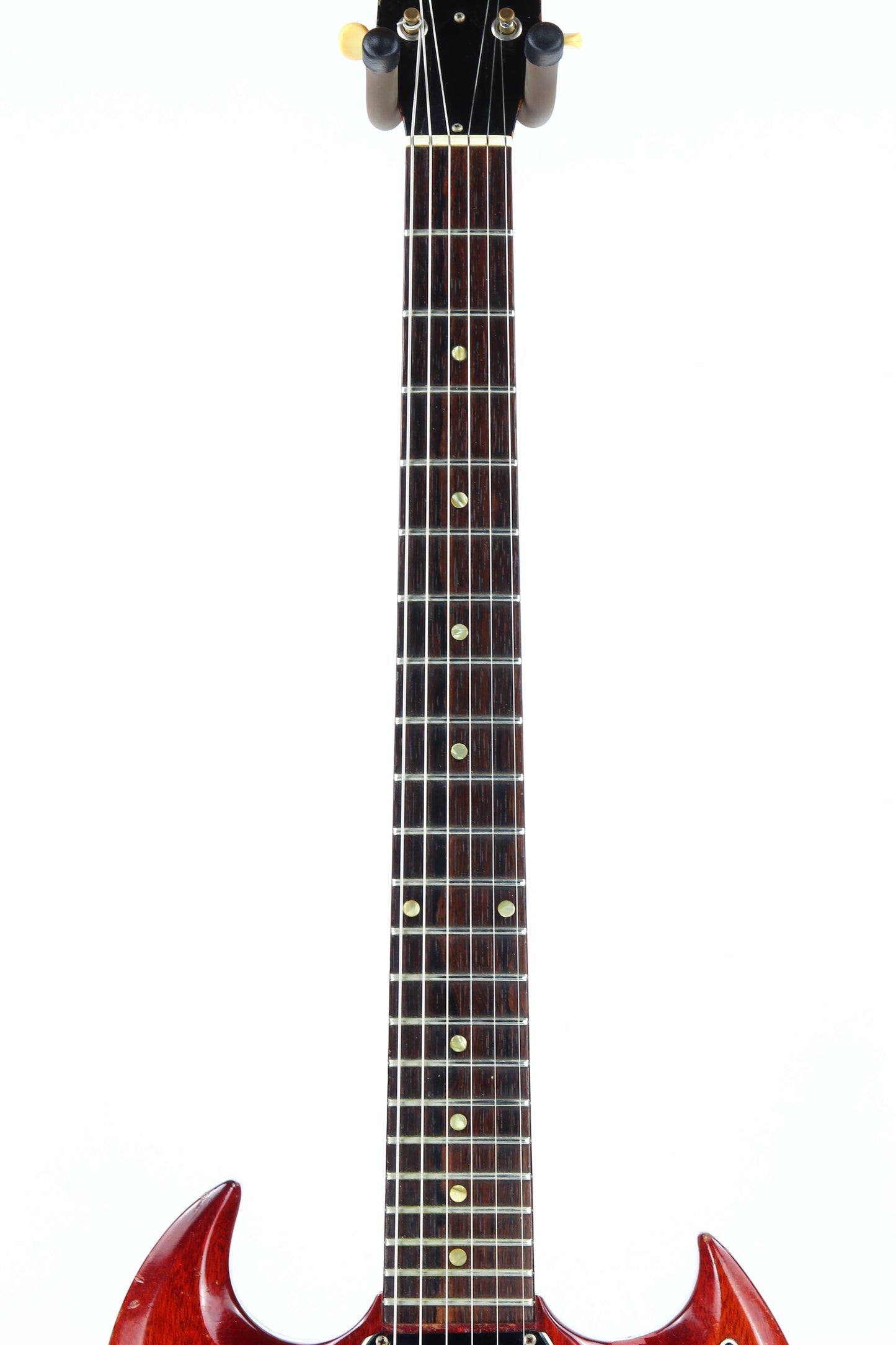 Early 1965 Gibson SG Jr. Junior WIDE NUT Cherry Red | No breaks, No refins Les Paul 1964 spec