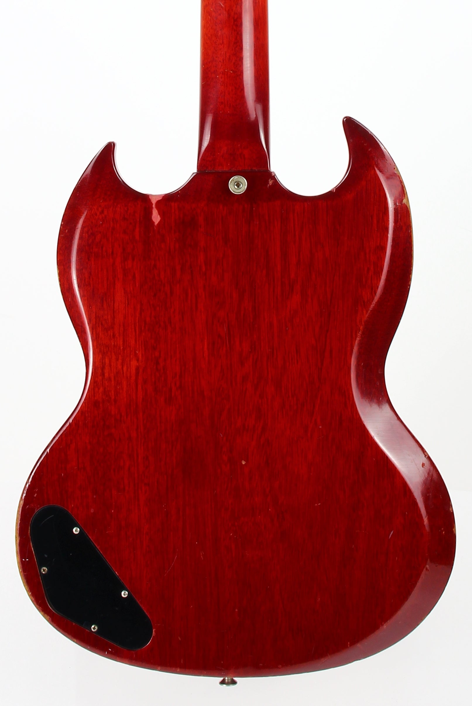Early 1965 Gibson SG Jr. Junior WIDE NUT Cherry Red | No breaks, No refins Les Paul 1964 spec