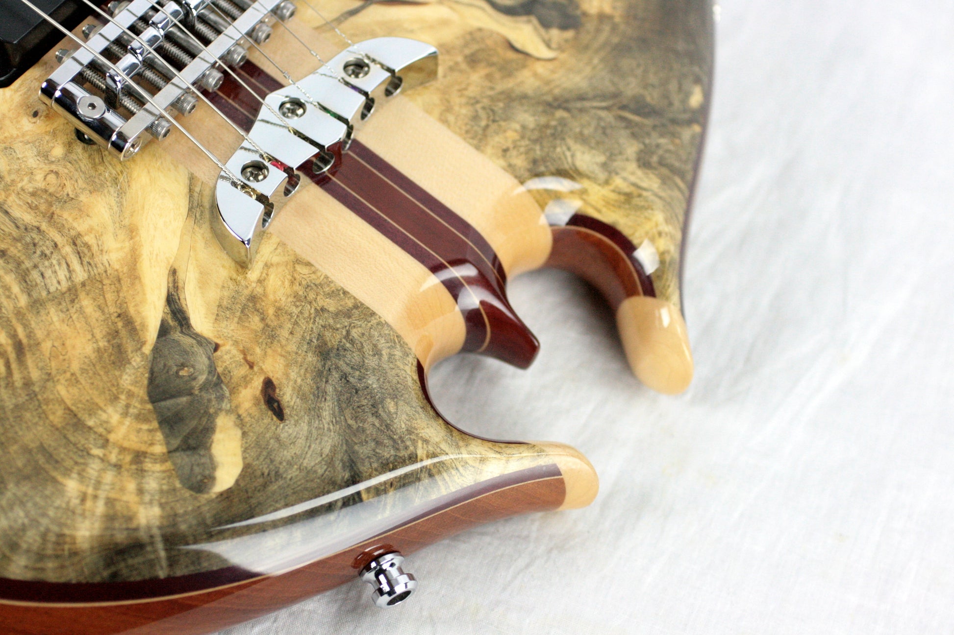 MINT 2011 Alembic Darling Buckeye Burl Top w/ Blue LED's Paperwork, Original Case!