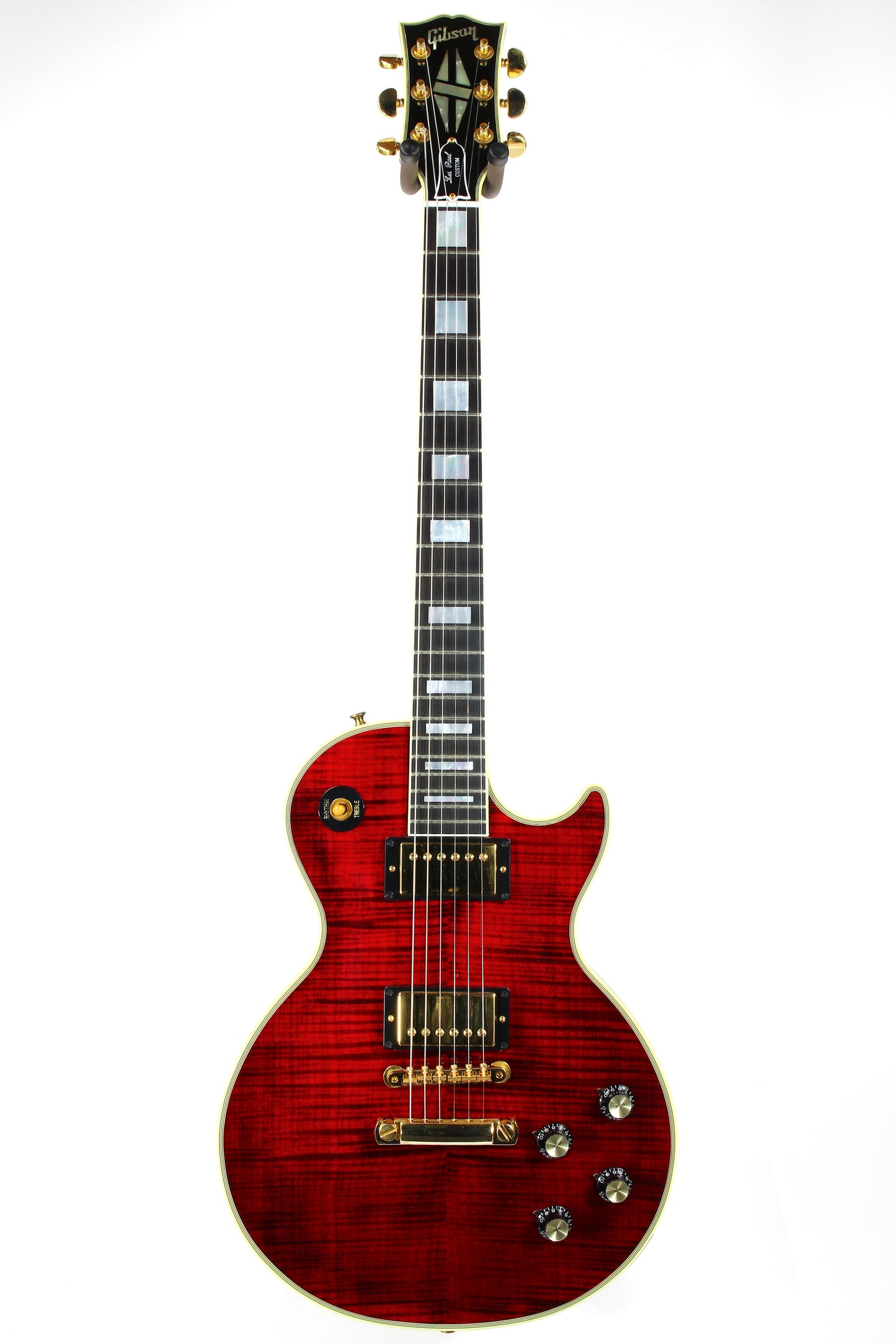 RED TIGER! Gibson Custom Shop 1968 Reissue Les Paul Custom - Figured, '68 Historic Flametop! Fire, Ebony Board!