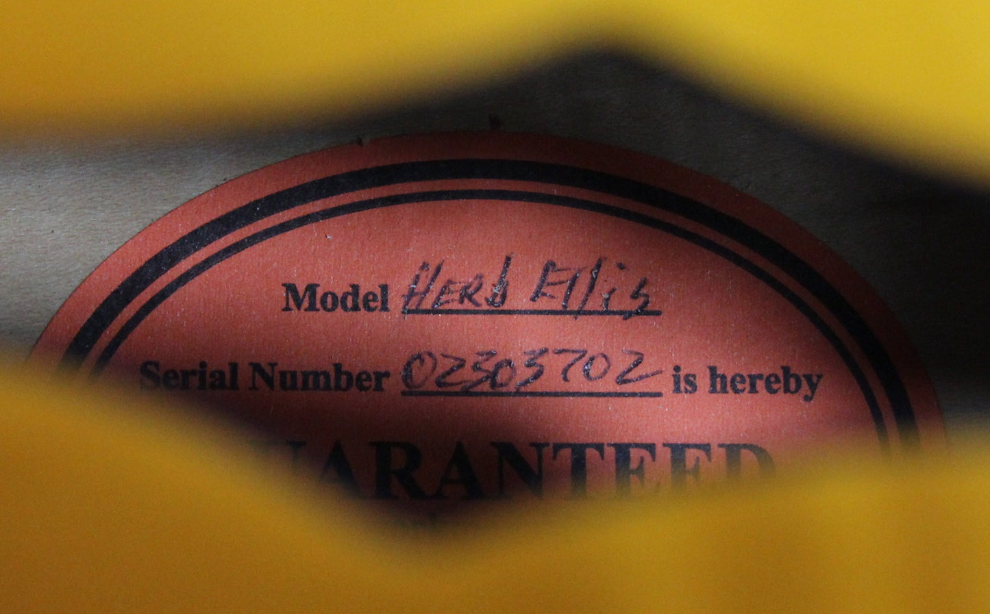 MINTY 2003 Gibson Herb Ellis ES-165 Signature Model Archtop - Floating BJB Pickup, Light Burst, es-175, l5, es-335