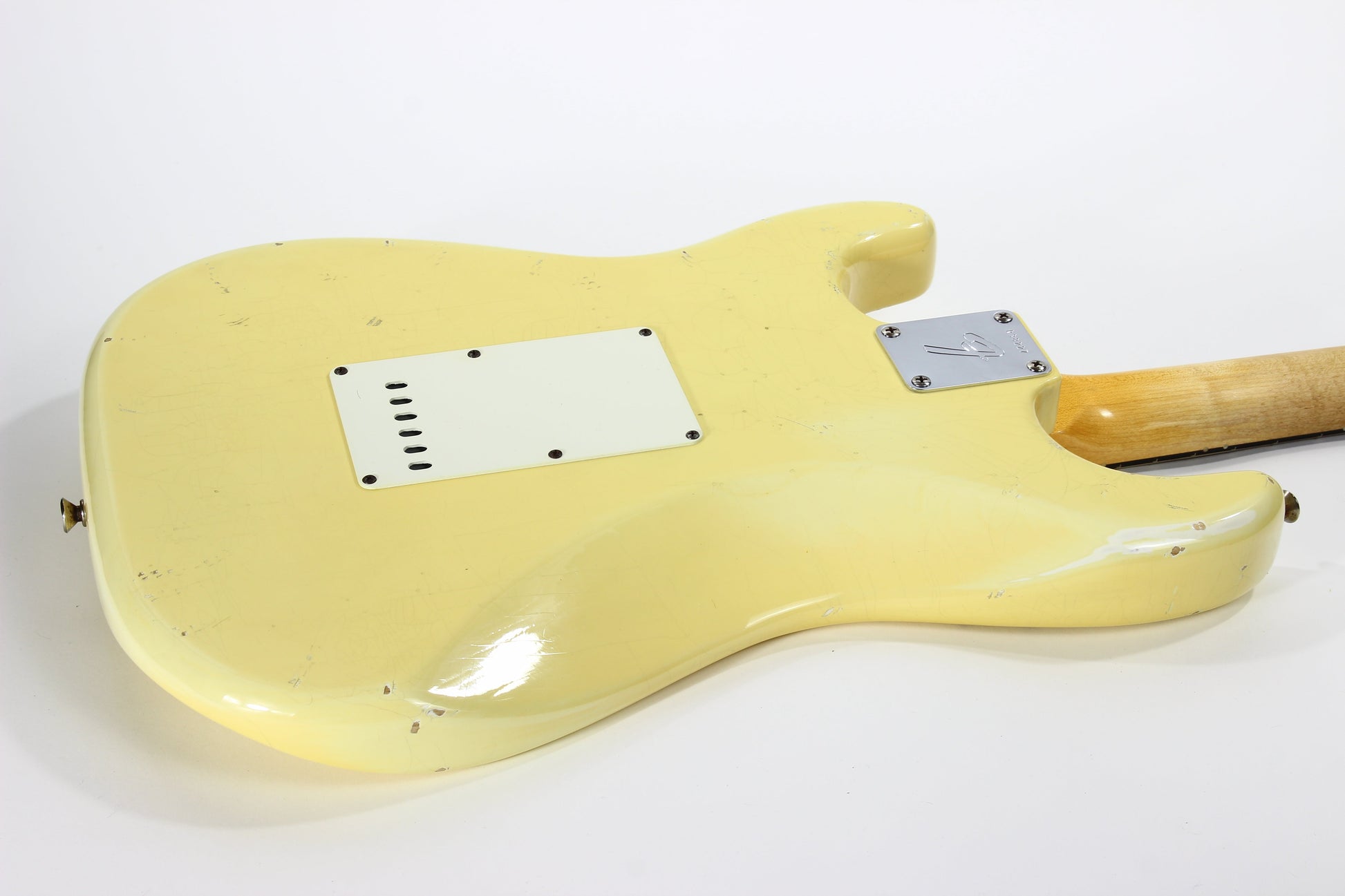 2009 Fender Custom Shop Masterbuilt 1965 Stratocaster Heavy Relic NAMM DISPLAY-- '65 Strat ASH BODY, Olympic White, MARK KENDRICK