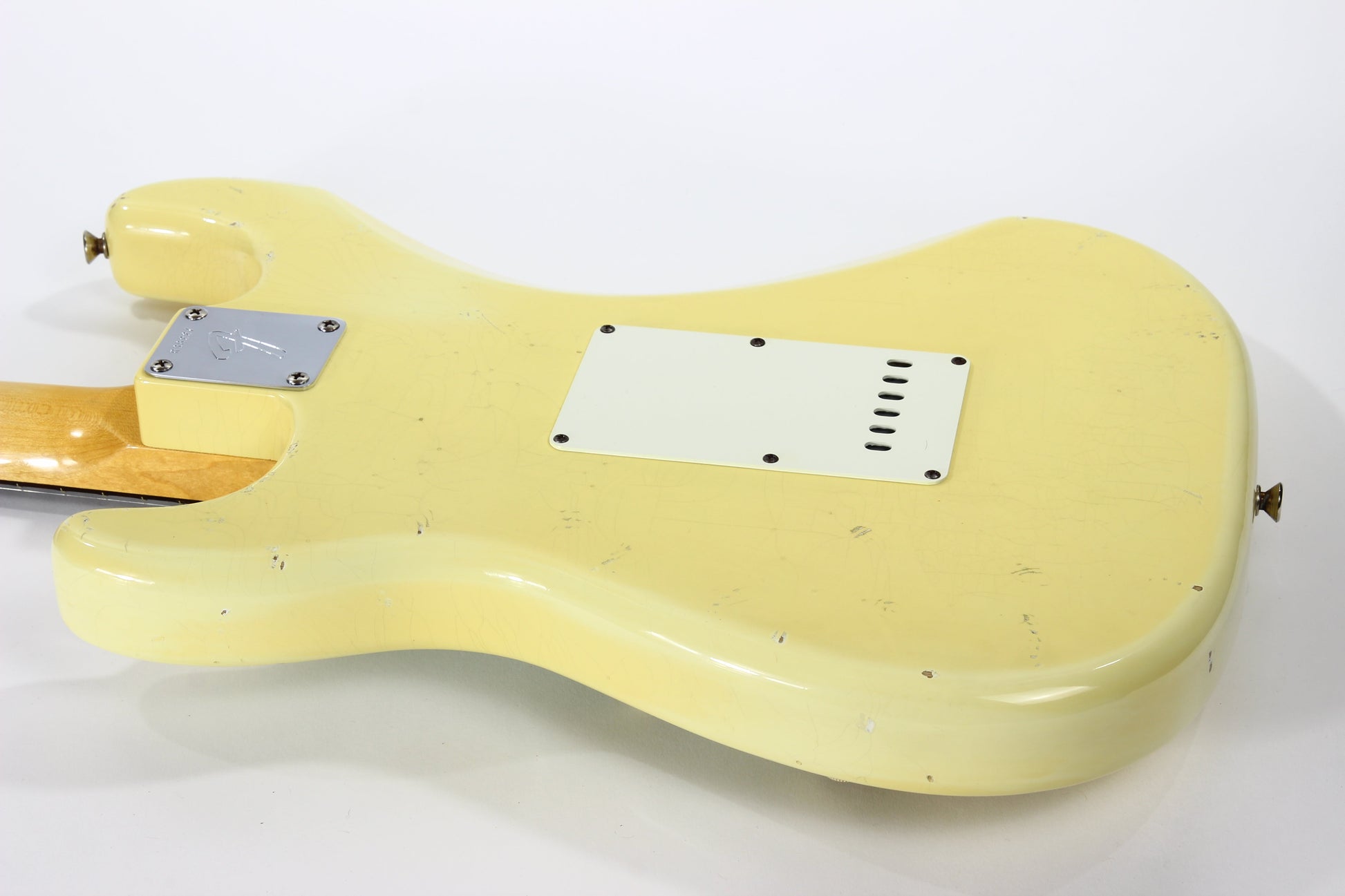 2009 Fender Custom Shop Masterbuilt 1965 Stratocaster Heavy Relic NAMM DISPLAY-- '65 Strat ASH BODY, Olympic White, MARK KENDRICK