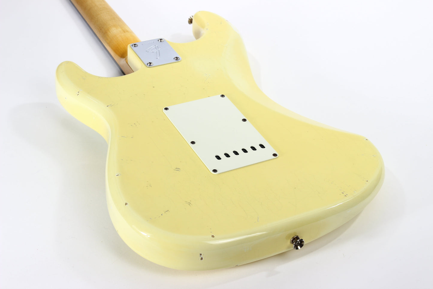 2009 Fender Custom Shop Masterbuilt 1965 Stratocaster Heavy Relic NAMM DISPLAY-- '65 Strat ASH BODY, Olympic White, MARK KENDRICK
