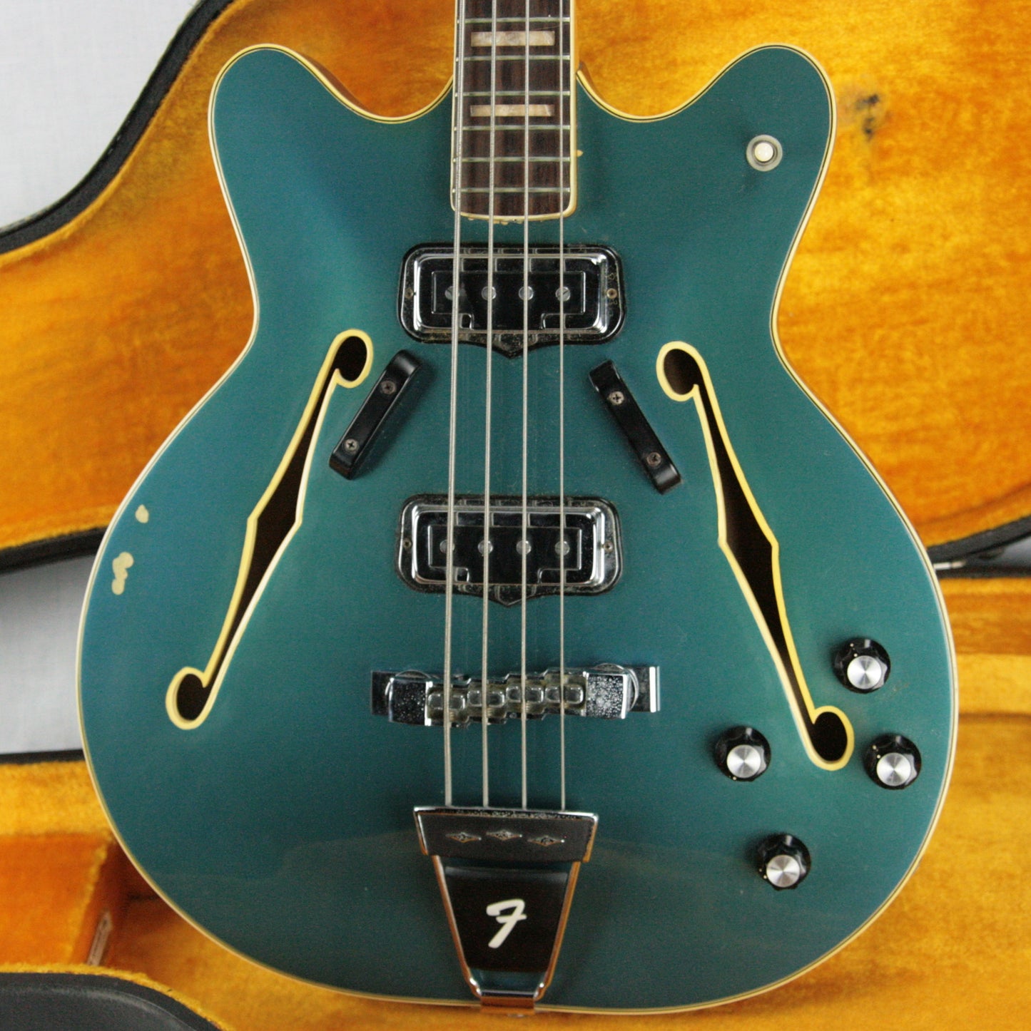 1967 Fender Coronado II Bass LAKE PLACID BLUE! Rare Custom Color jazz p