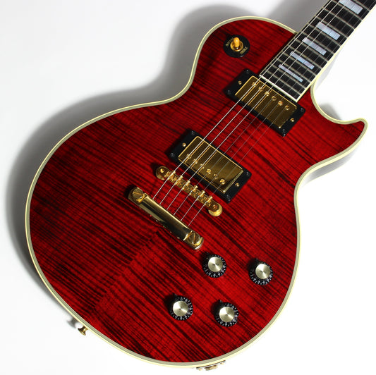 RED TIGER! Gibson Custom Shop 1968 Reissue Les Paul Custom - Figured, '68 Historic Flametop! Fire, Ebony Board!