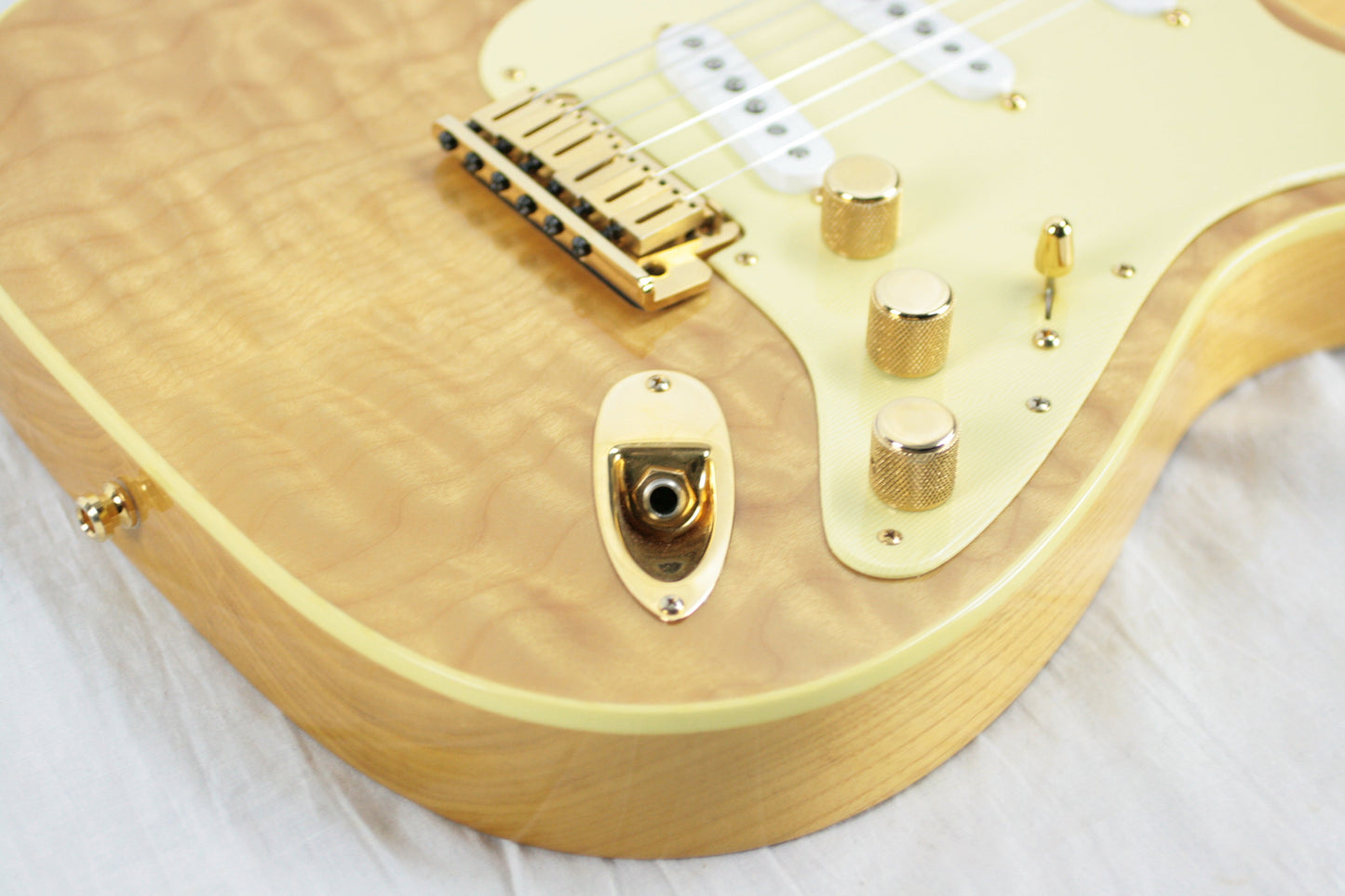 2002 Fender Masterbuilt THINLINE SLAB Stratocaster Custom Shop Strat Quilt Flame Top! Greg Fessler tele