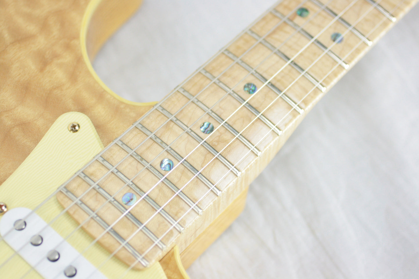 2002 Fender Masterbuilt THINLINE SLAB Stratocaster Custom Shop Strat Quilt Flame Top! Greg Fessler tele