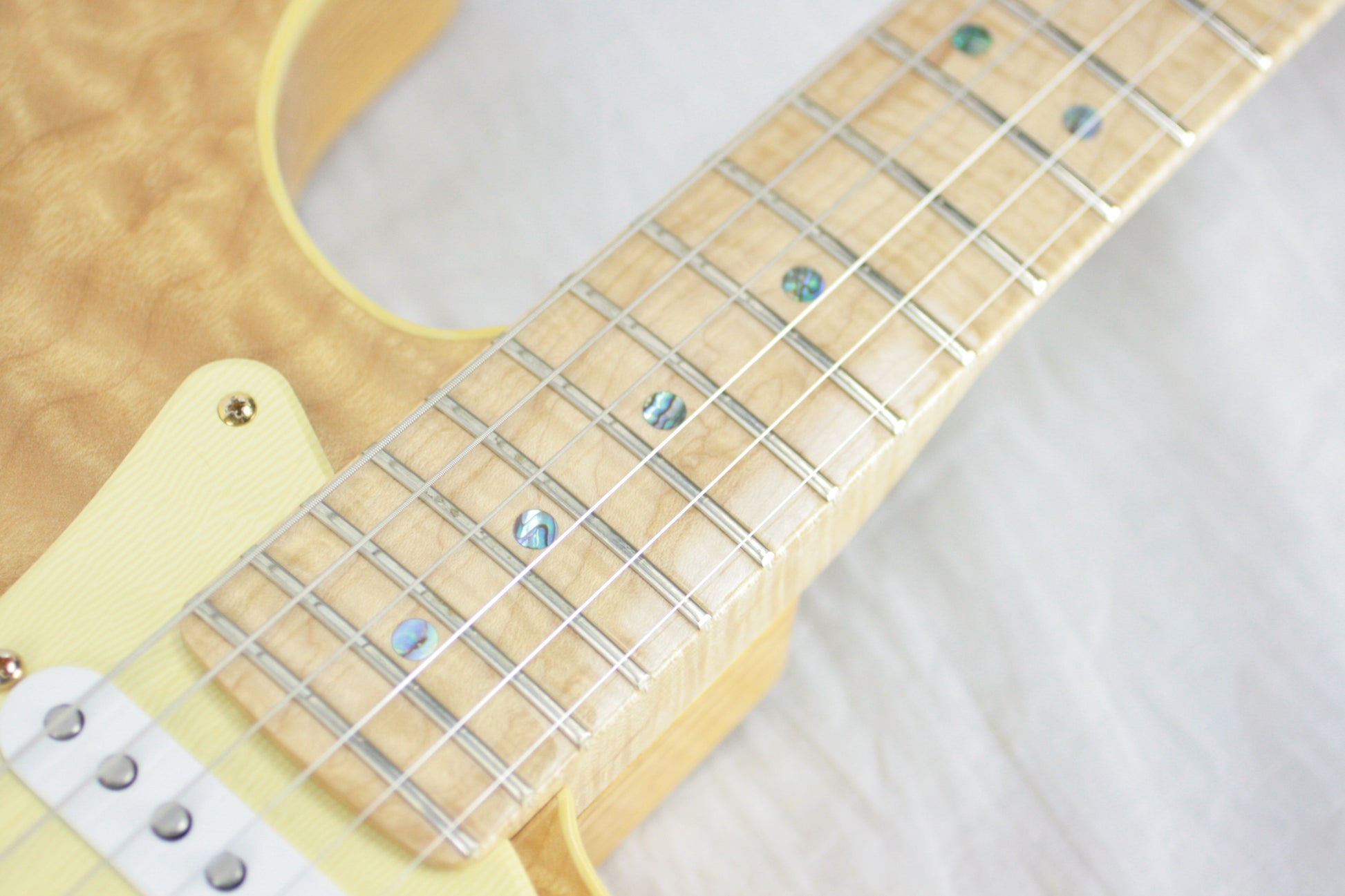 2002 Fender Masterbuilt THINLINE SLAB Stratocaster Custom Shop Strat Quilt Flame Top! Greg Fessler tele