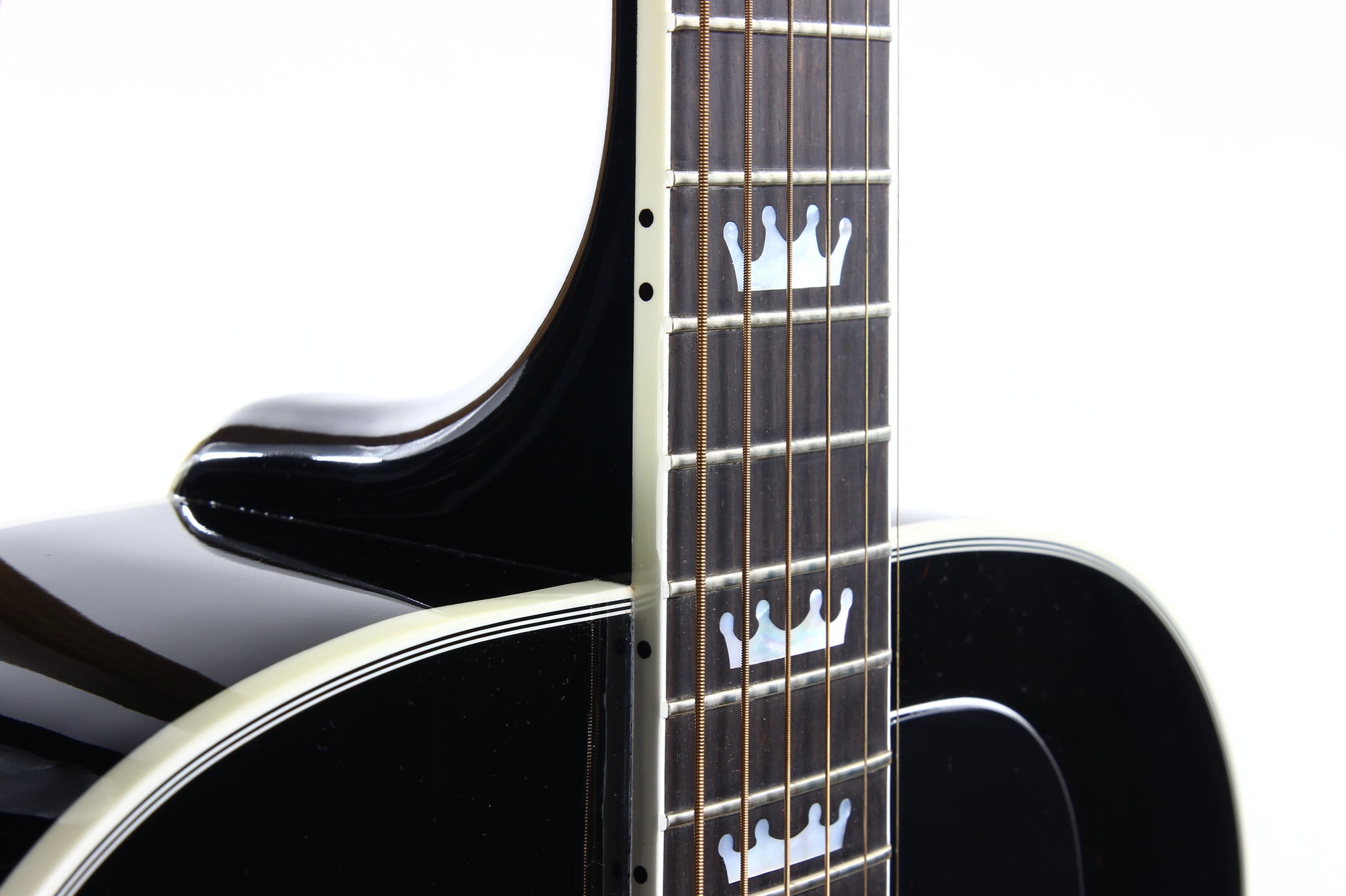 1996 Gibson Limited Edition The King Elvis Presley J-200 Ebony Black SJ200 - Flattop Jumbo Acoustic