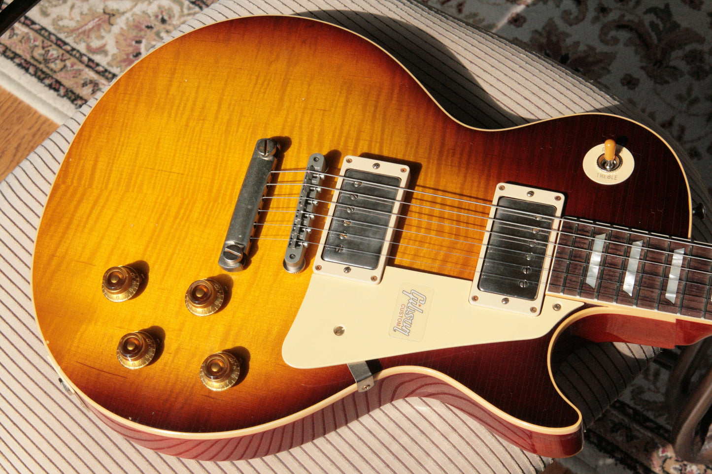 2018 Gibson AGED 1958 Les Paul Historic Reissue! R8 58 Dark Bourbon Fade Custom Shop TH Specs