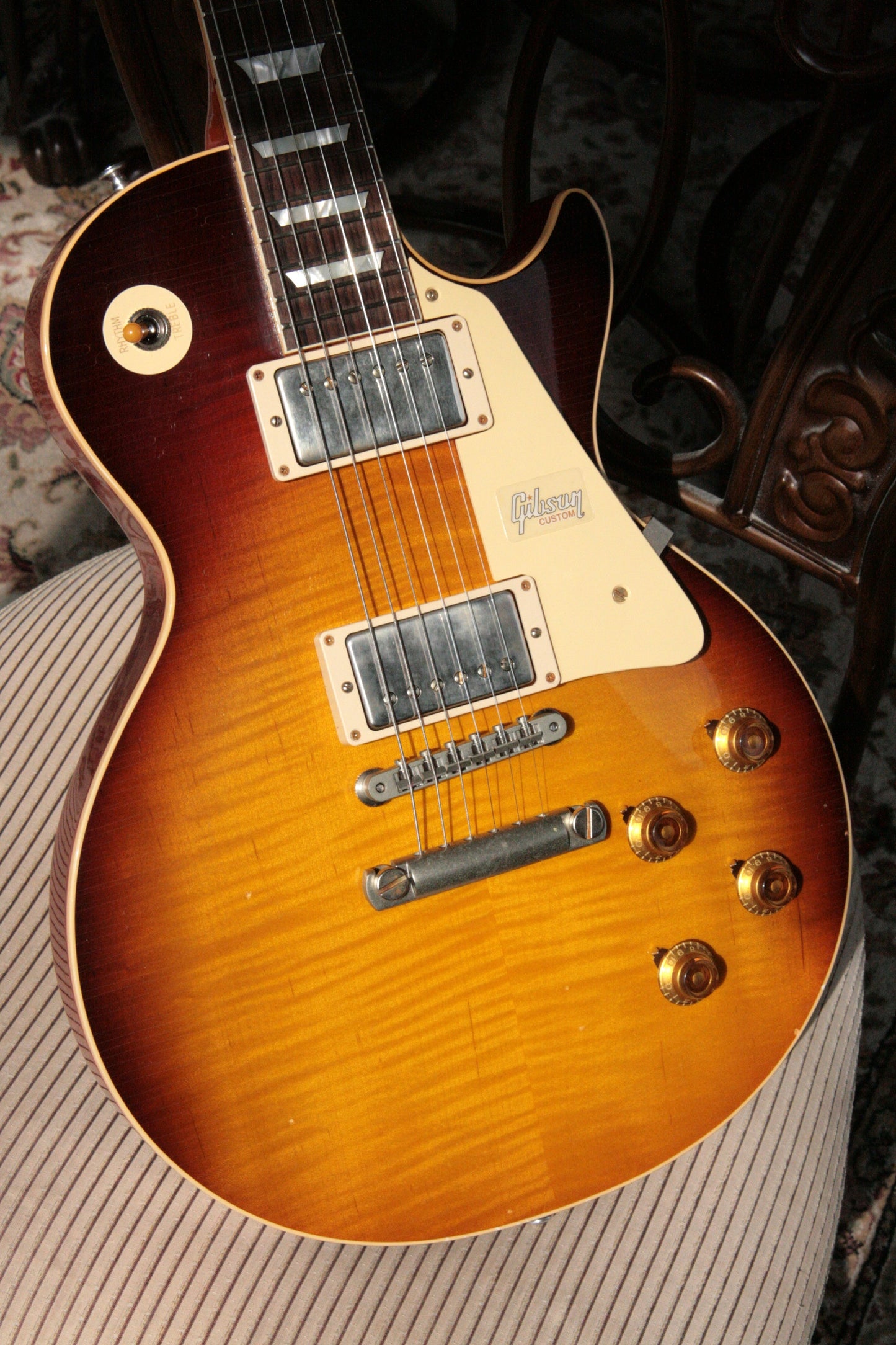 2018 Gibson AGED 1958 Les Paul Historic Reissue! R8 58 Dark Bourbon Fade Custom Shop TH Specs