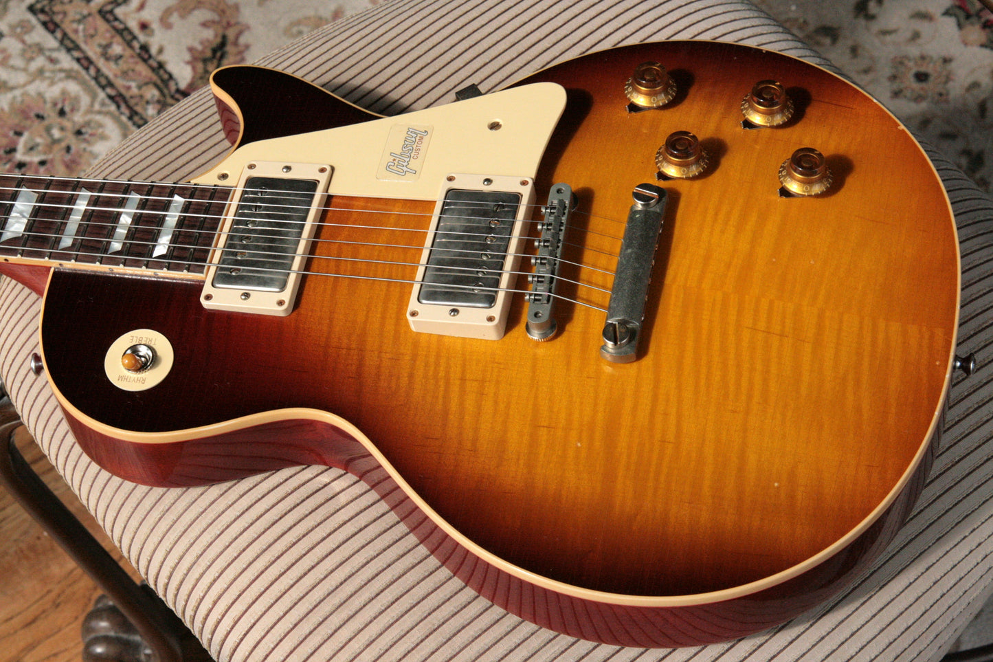 2018 Gibson AGED 1958 Les Paul Historic Reissue! R8 58 Dark Bourbon Fade Custom Shop TH Specs