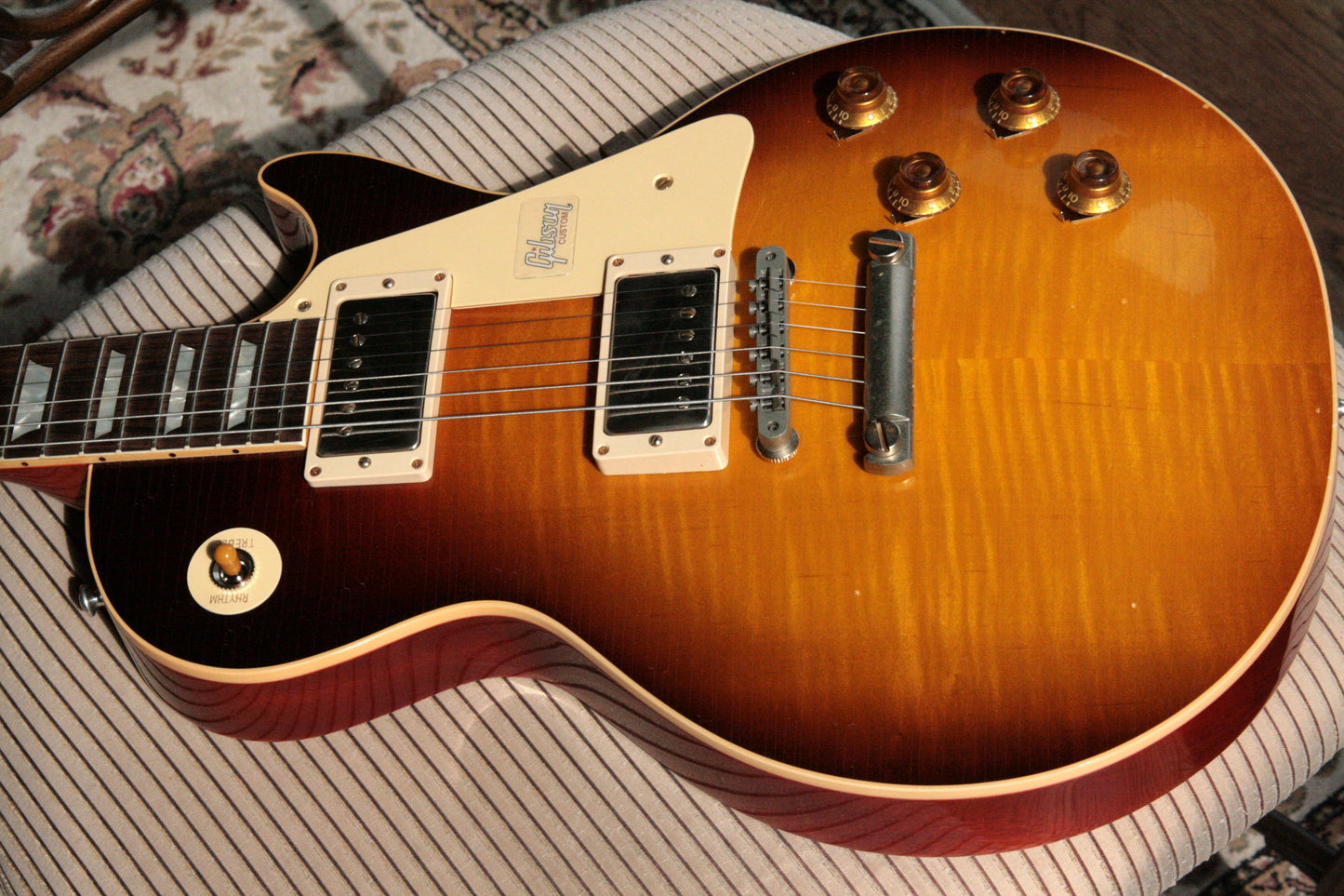 2018 Gibson AGED 1958 Les Paul Historic Reissue! R8 58 Dark Bourbon Fade Custom Shop TH Specs