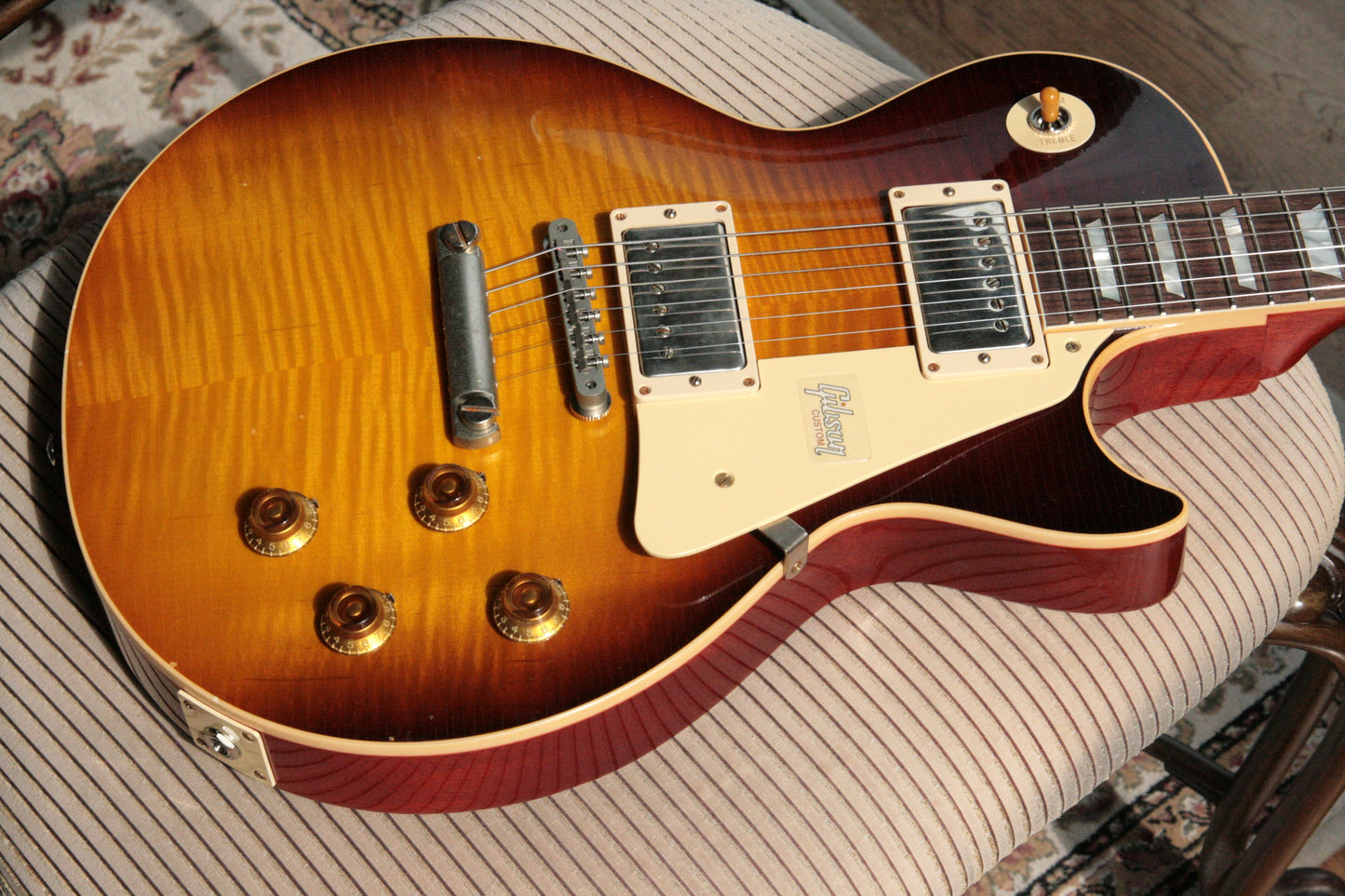 2018 Gibson AGED 1958 Les Paul Historic Reissue! R8 58 Dark Bourbon Fade Custom Shop TH Specs