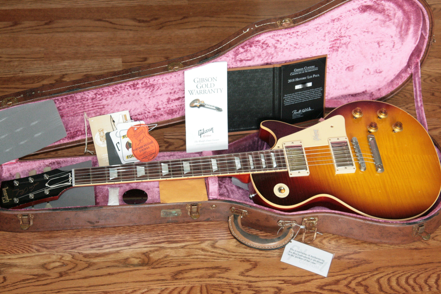 2018 Gibson AGED 1958 Les Paul Historic Reissue! R8 58 Dark Bourbon Fade Custom Shop TH Specs