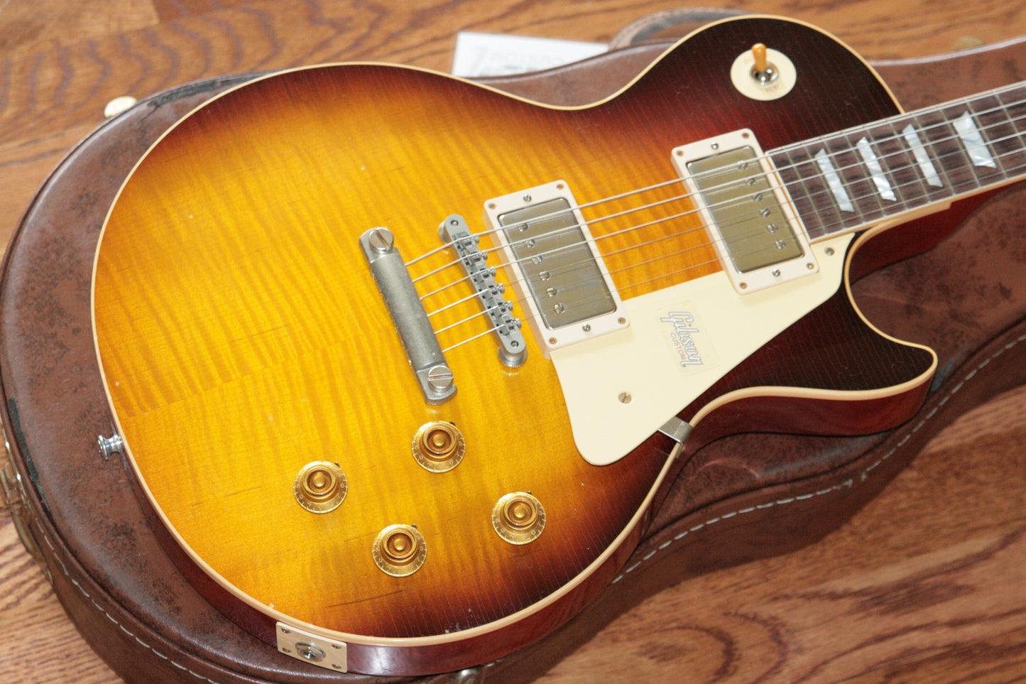 2018 Gibson AGED 1958 Les Paul Historic Reissue! R8 58 Dark Bourbon Fade Custom Shop TH Specs