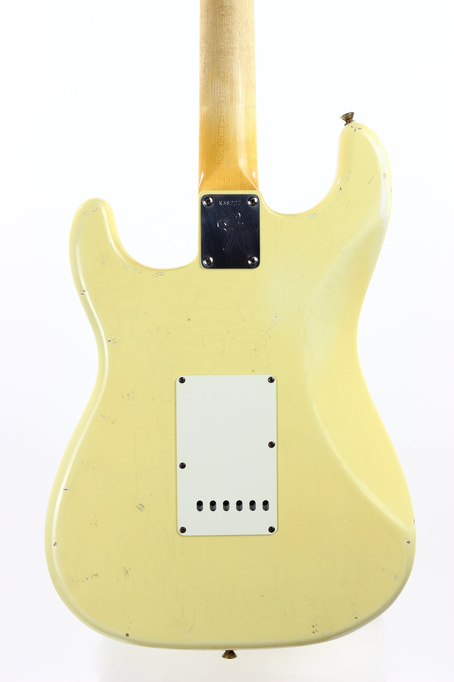 2009 Fender Custom Shop Masterbuilt 1965 Stratocaster Heavy Relic NAMM DISPLAY-- '65 Strat ASH BODY, Olympic White, MARK KENDRICK