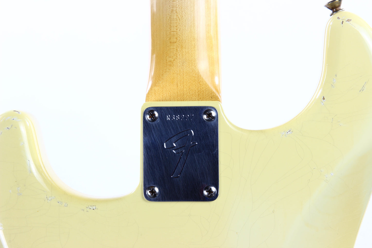 2009 Fender Custom Shop Masterbuilt 1965 Stratocaster Heavy Relic NAMM DISPLAY-- '65 Strat ASH BODY, Olympic White, MARK KENDRICK