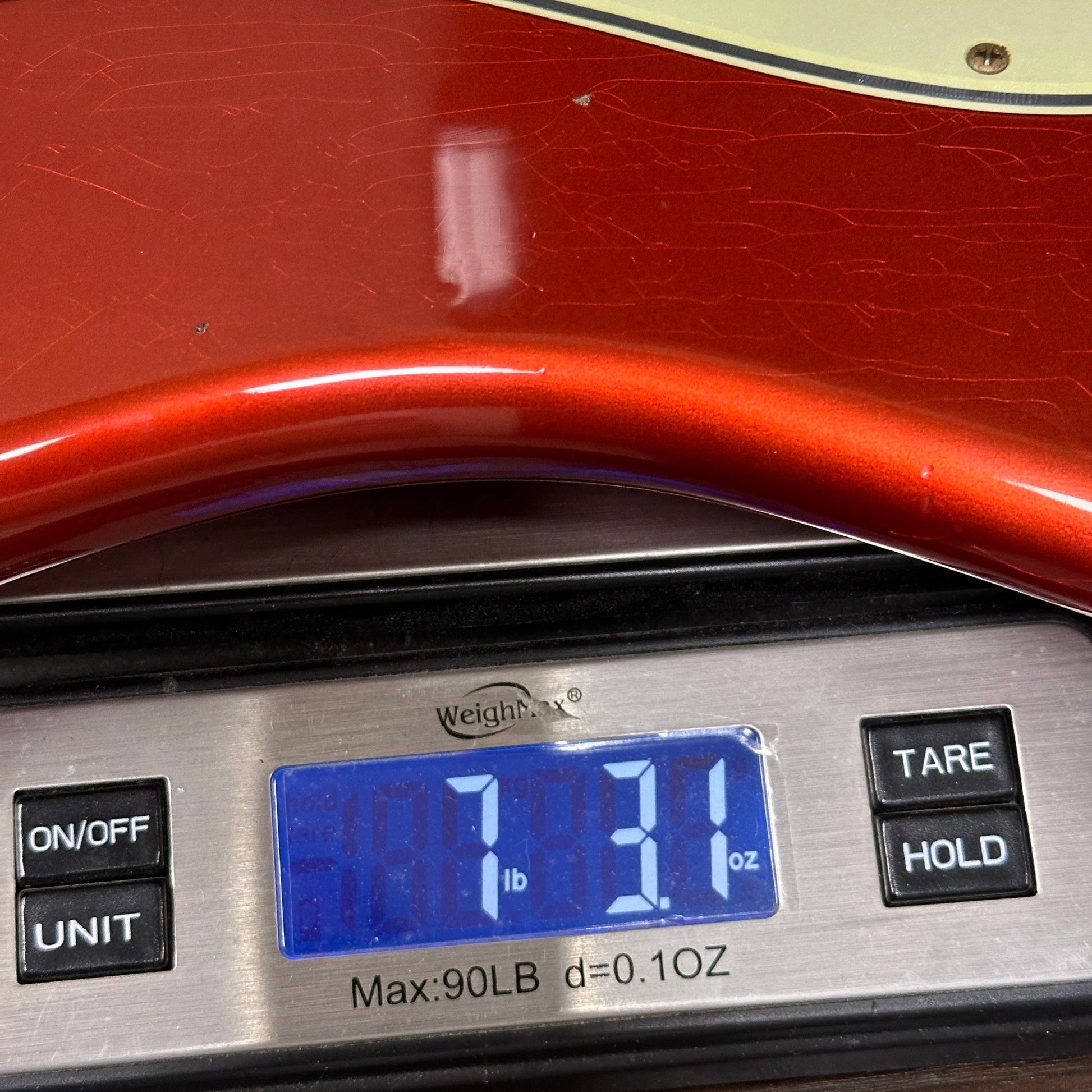 Fender Custom Shop 1963 Stratocaster Journeyman Relic AAA Maple Neck Melon Candy w/case CZ588394