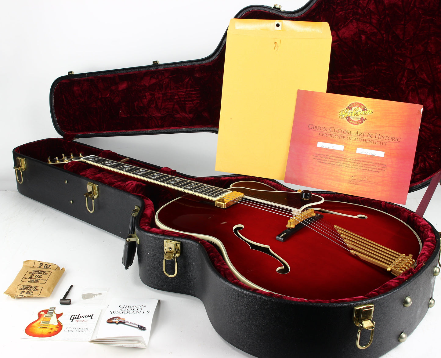 2006 Gibson Custom Shop Master Model Le Grand - L-5, Super 400 Specs, Johnny Smith Electric Archtop Guitar James Hutchins, Dark Wine Burst!