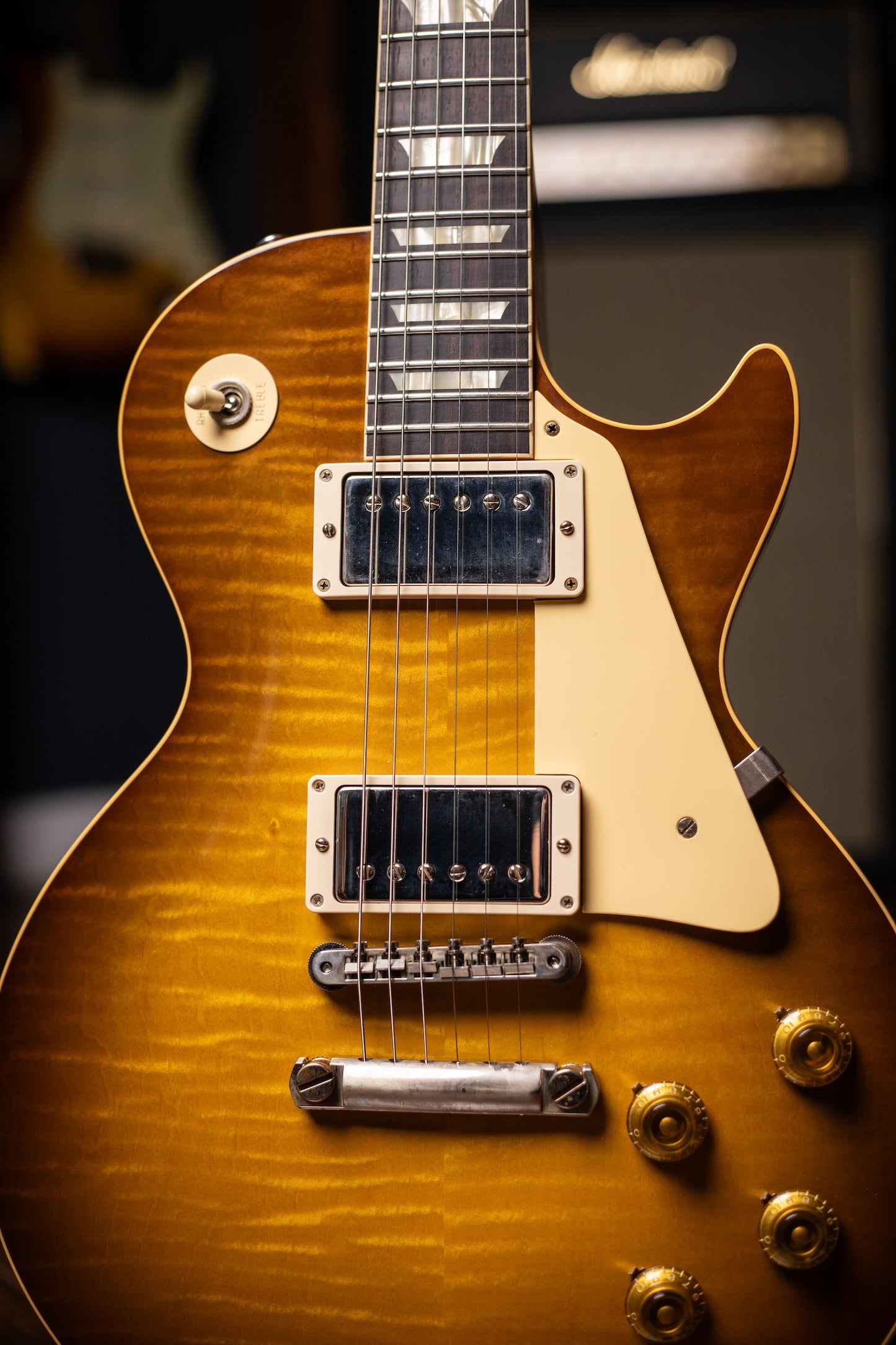 2022 Gibson Custom Shop 1959 Les Paul Reissue VOS LPR9 Electric Guitar - Golden Poppy