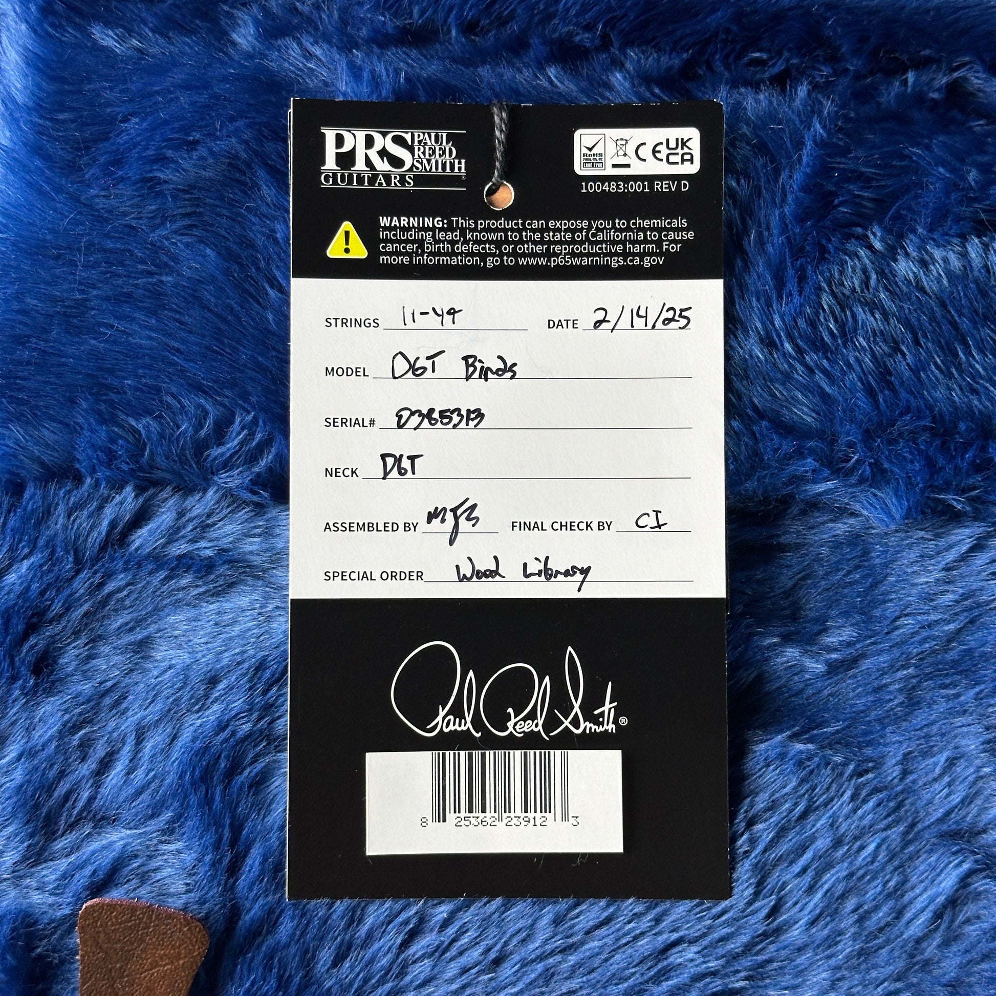 PRS Wood Library DGT 10 Top Eriza Verde Smokeburst Swamp Ash Maple/Ebony w/case