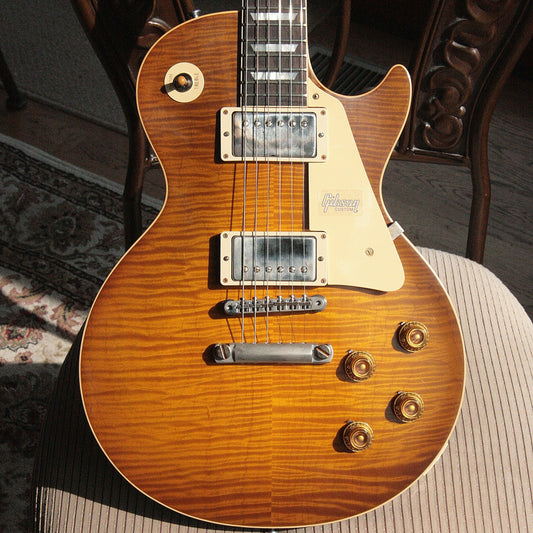 2018 Gibson 1959 Les Paul VINTAGE TOP Historic Reissue! R9 59 DIRTY GREEN LEMON Custom Shop TH Spec