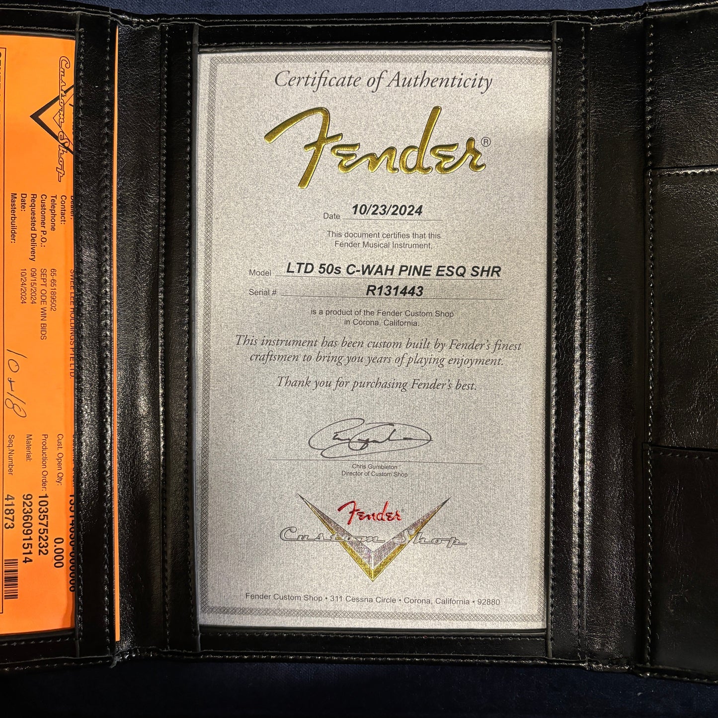 Fender Custom Shop Limited 1950s C-Wah Pine Esquire Super Heavy Relic - Aged Nocaster Blonde