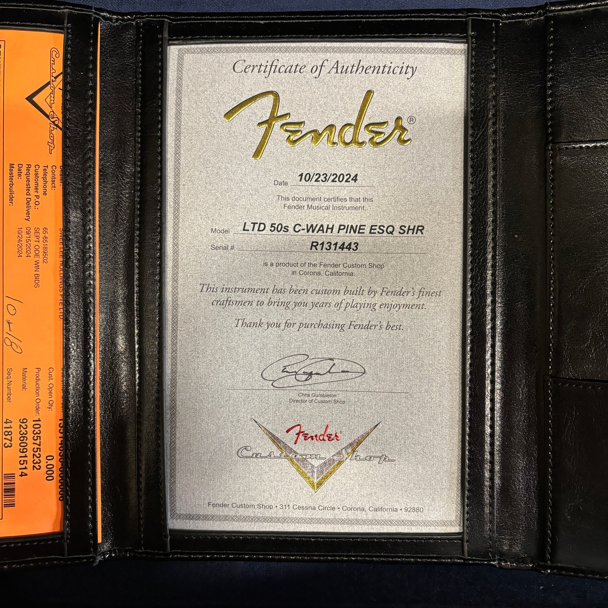 Fender Custom Shop Limited 1950s C-Wah Pine Esquire Super Heavy Relic - Aged Nocaster Blonde