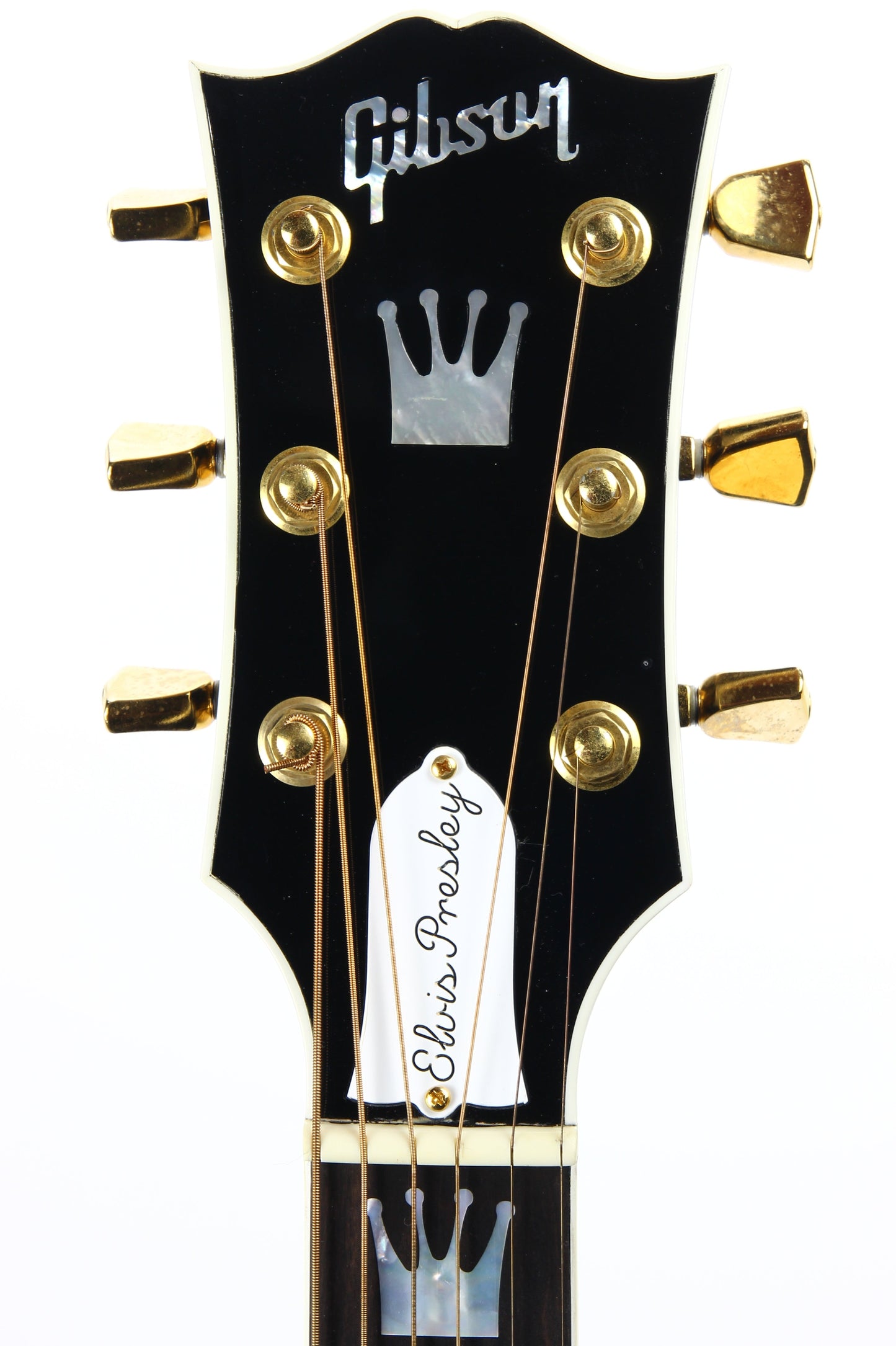 1996 Gibson Limited Edition The King Elvis Presley J-200 Ebony Black SJ200 - Flattop Jumbo Acoustic