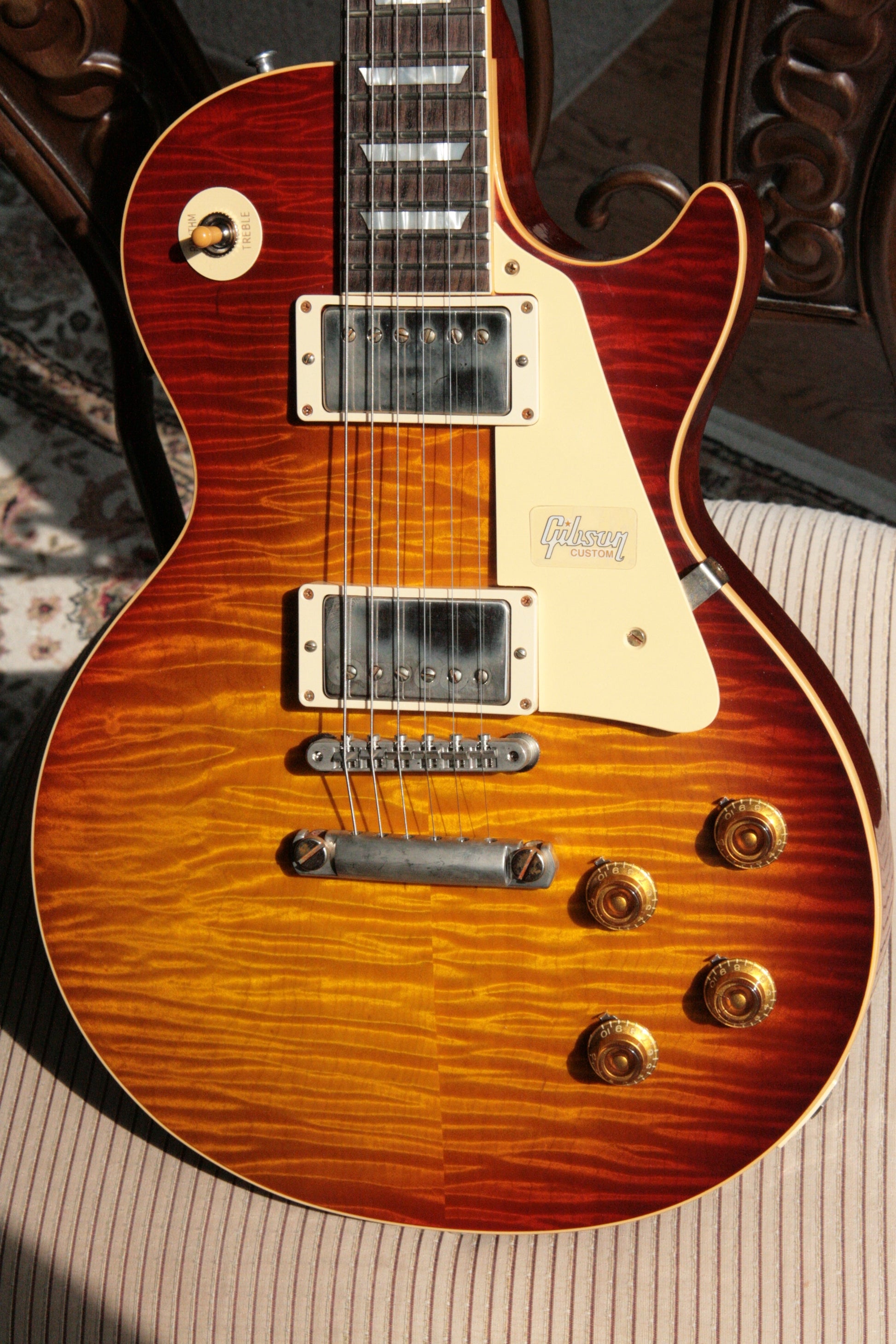 2018 Gibson 1959 Les Paul KILLER TOP Historic Reissue! R9 59 Custom Shop TH Spec RED PINE BURST