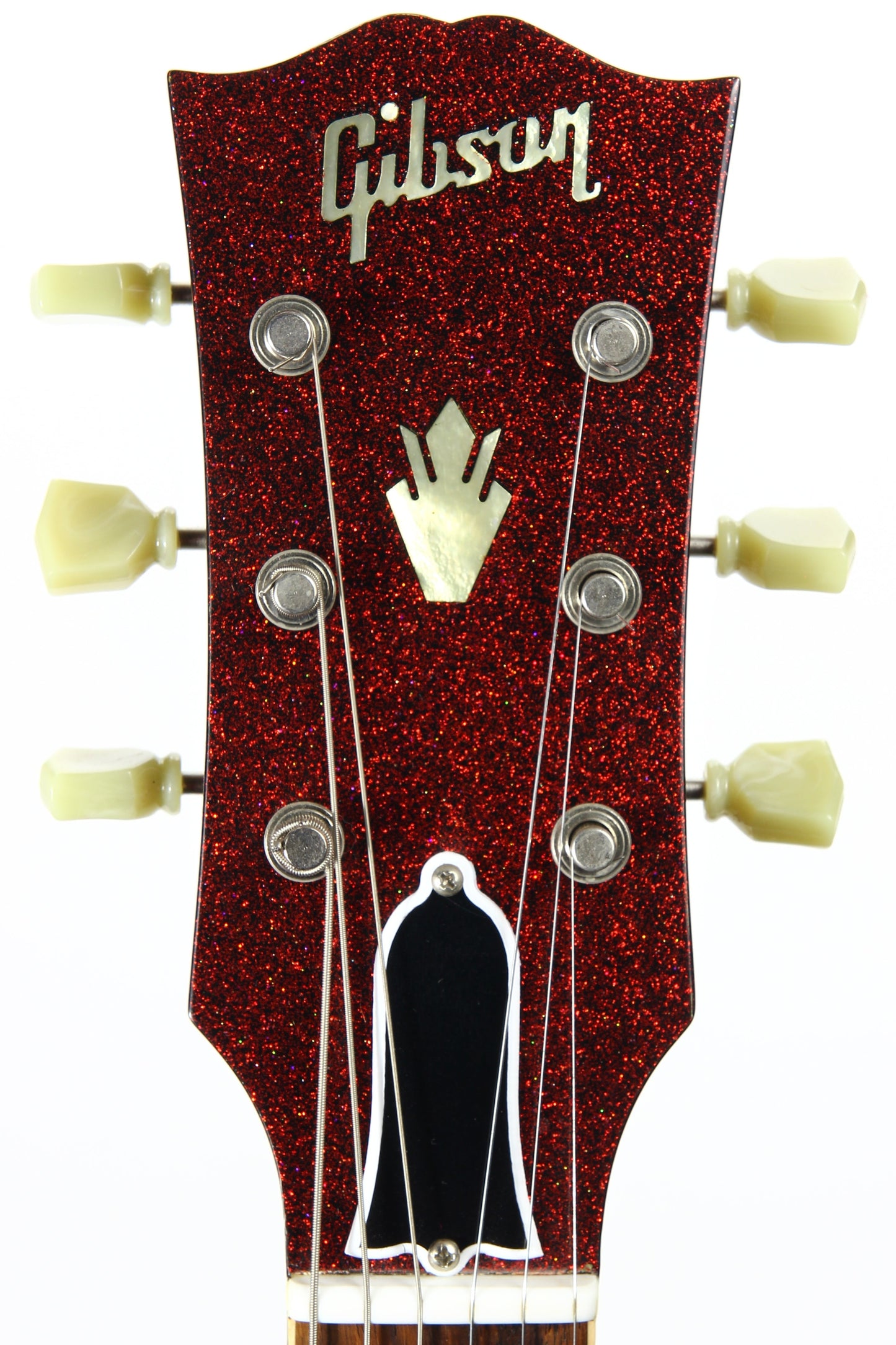 2008 Gibson Custom Shop 1963 ES-335 Red Sparkle -- MATCHING HEADSTOCK, Historic '63 Reissue, Block Inlays