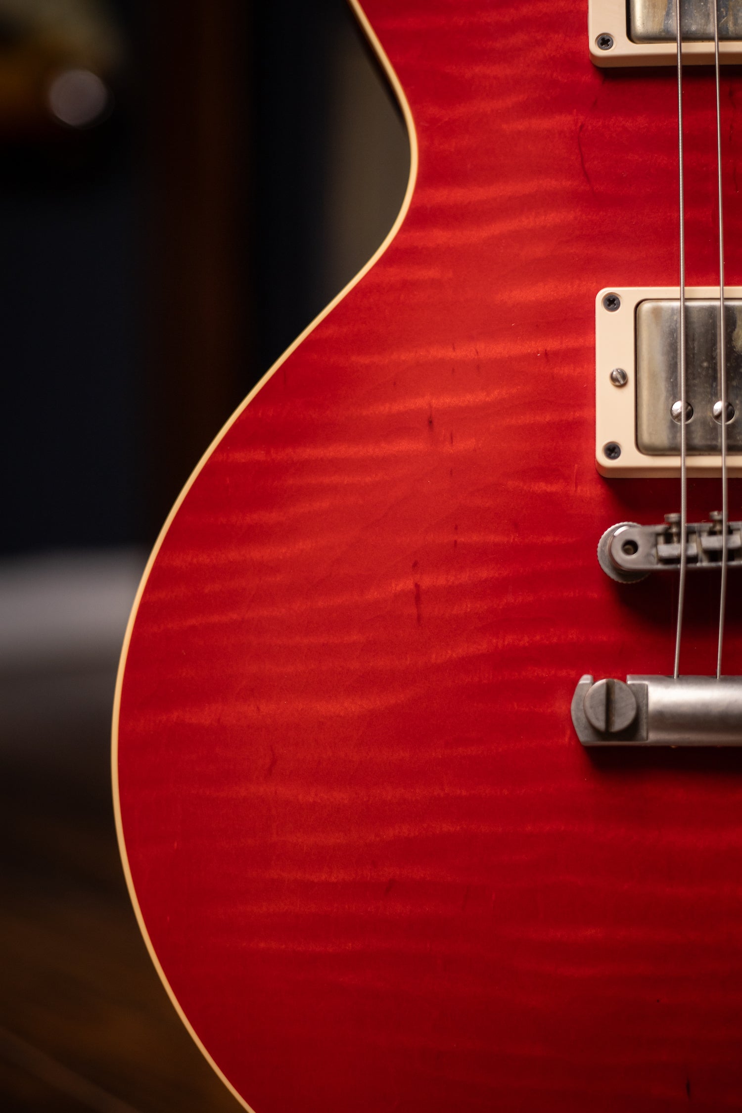 2014 Gibson Custom Shop 1958 Les Paul Reissue Flametop VOS Electric Guitar - Trans Red