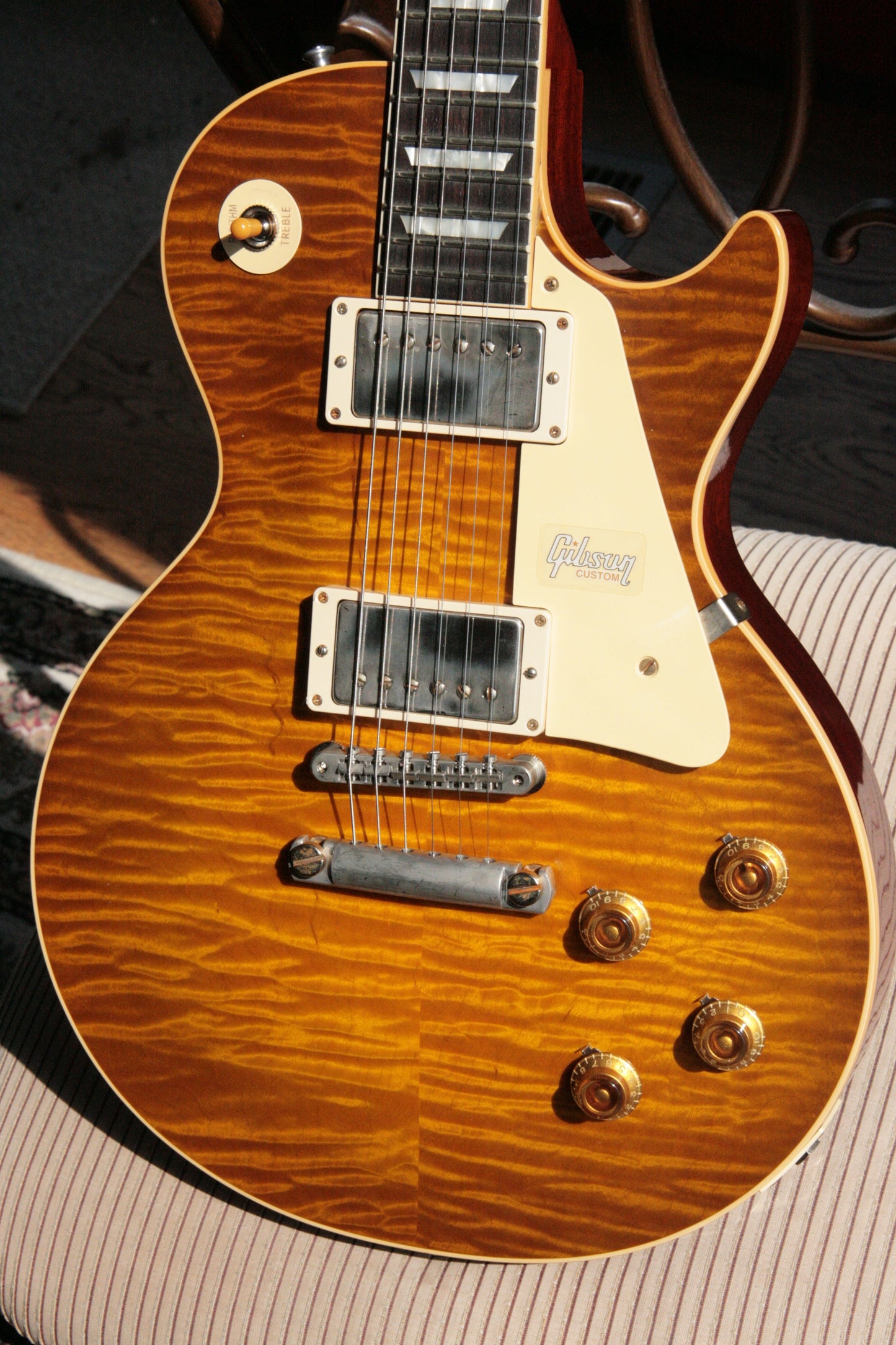 2018 Gibson 1959 Les Paul KILLER TOP Historic Reissue! R9 59 DIRTY GREEN LEMON Custom Shop TH Spec