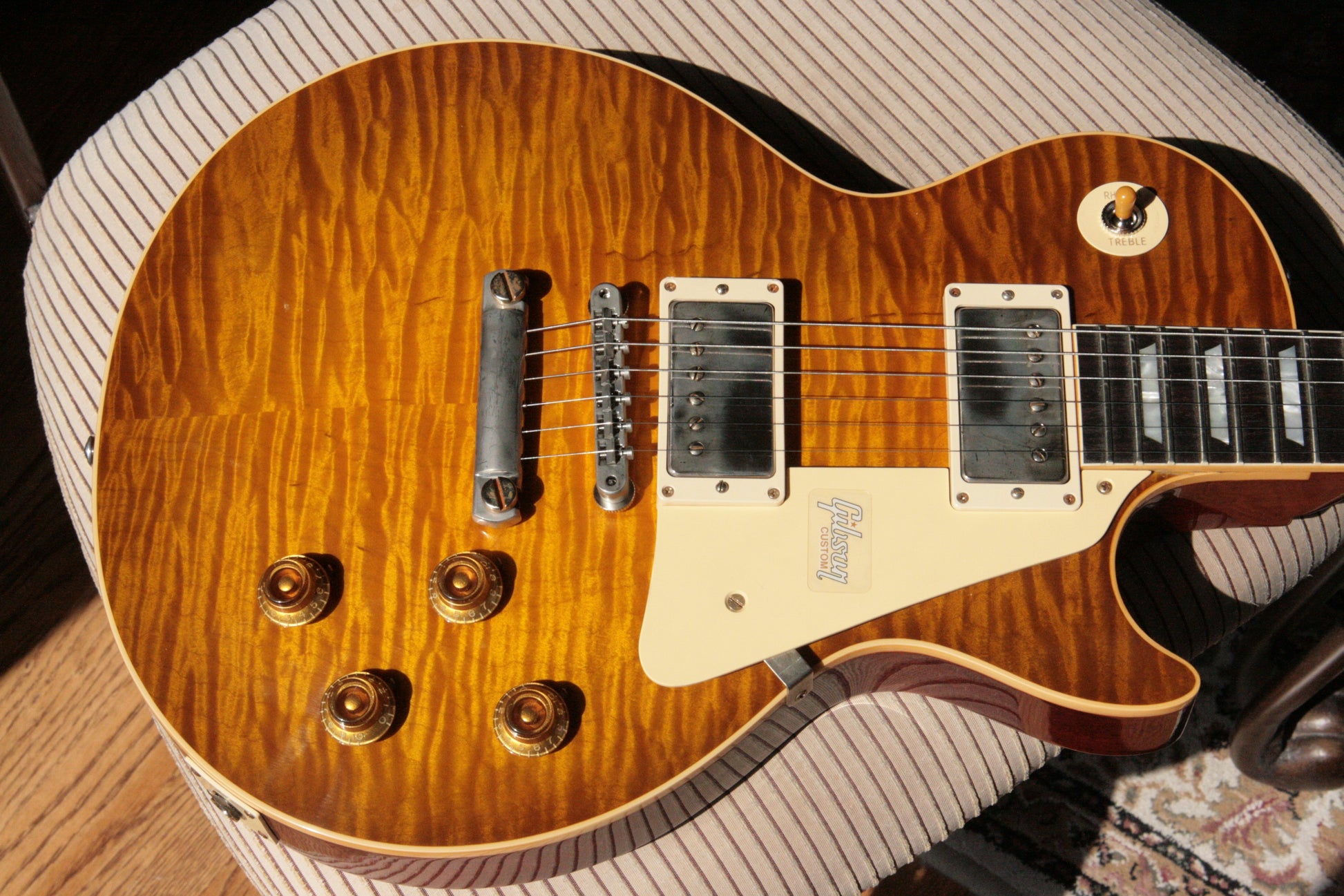 2018 Gibson 1959 Les Paul KILLER TOP Historic Reissue! R9 59 DIRTY GREEN LEMON Custom Shop TH Spec
