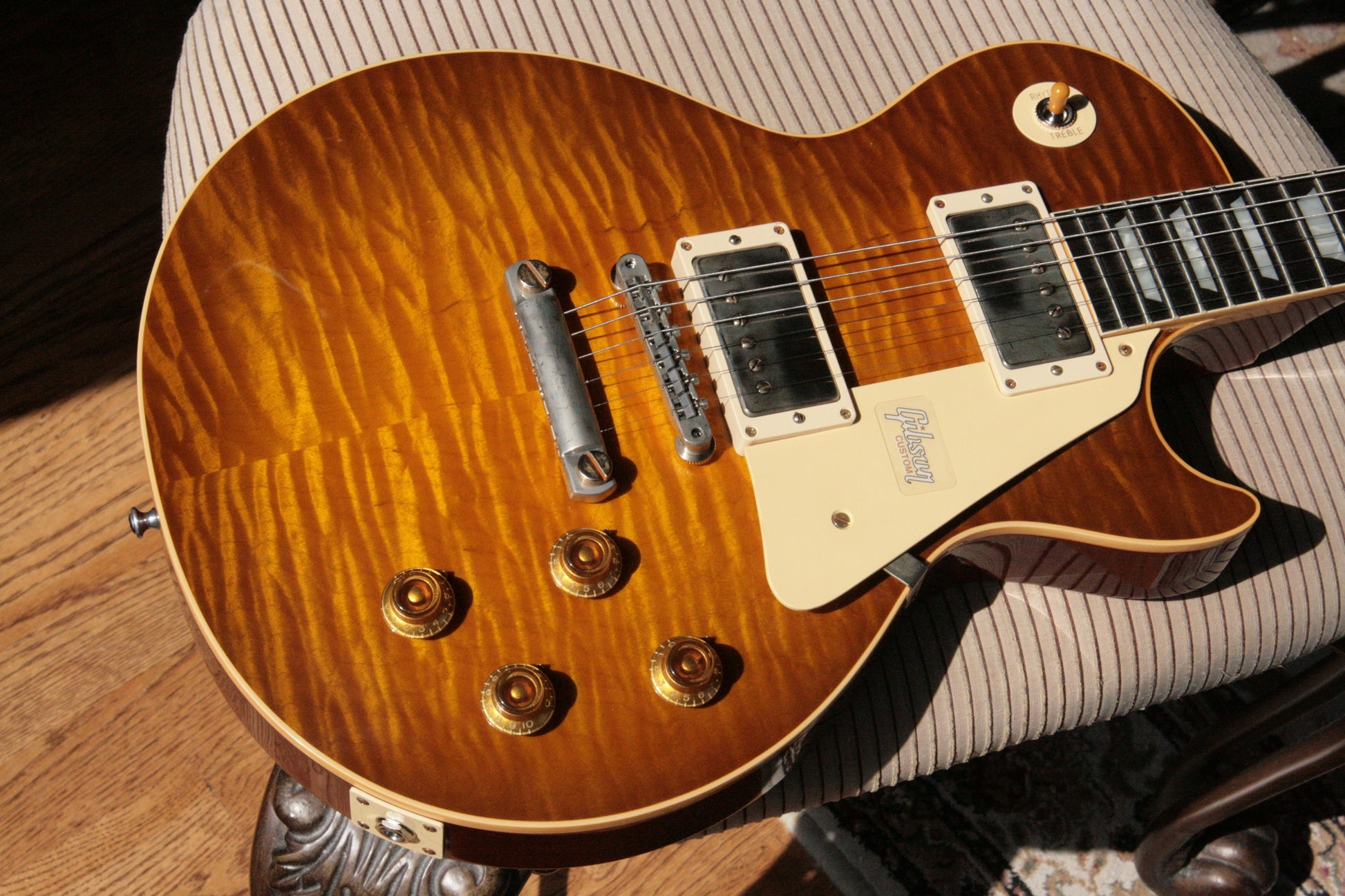2018 Gibson 1959 Les Paul KILLER TOP Historic Reissue! R9 59 DIRTY GREEN LEMON Custom Shop TH Spec