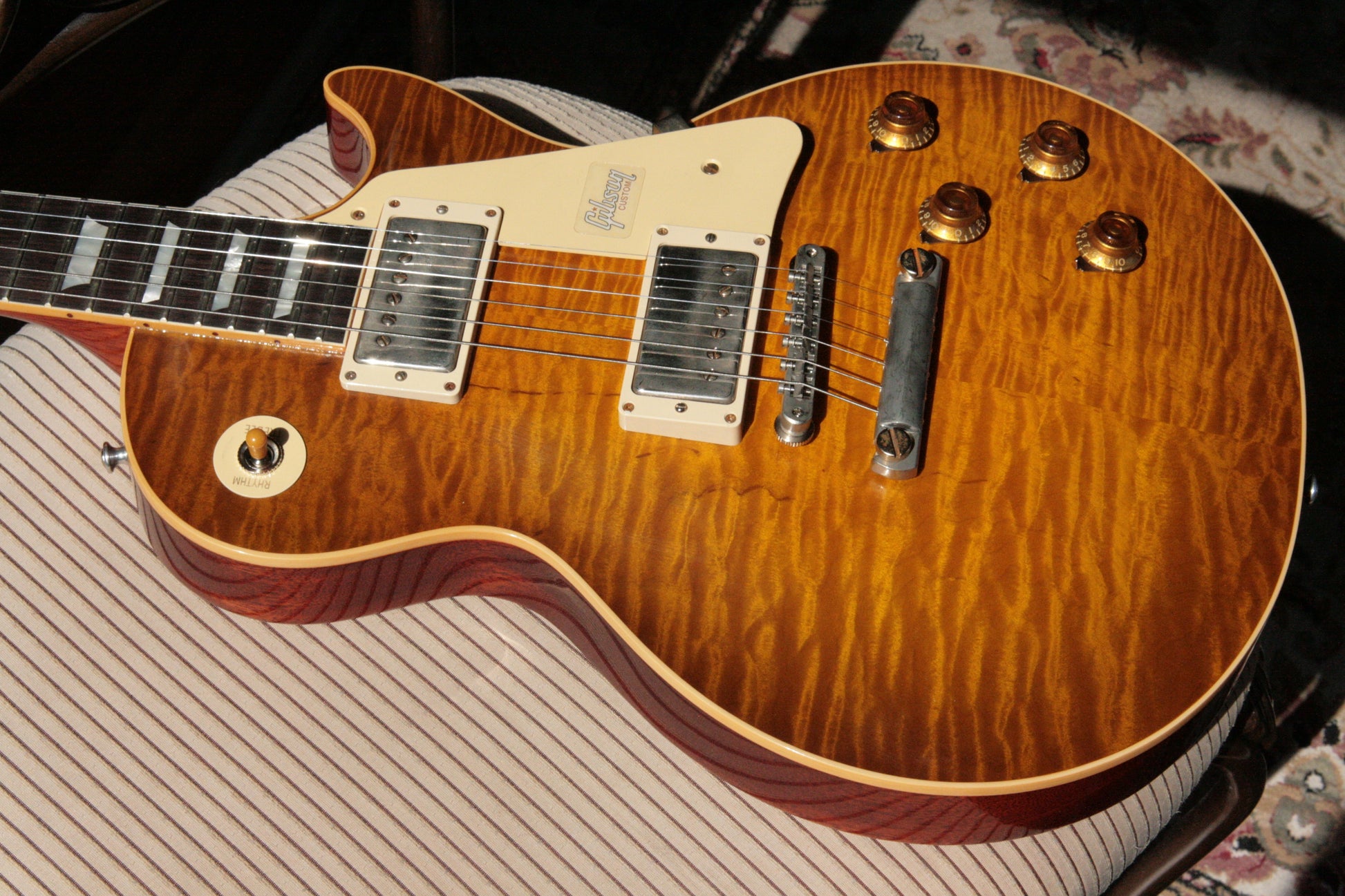 2018 Gibson 1959 Les Paul KILLER TOP Historic Reissue! R9 59 DIRTY GREEN LEMON Custom Shop TH Spec
